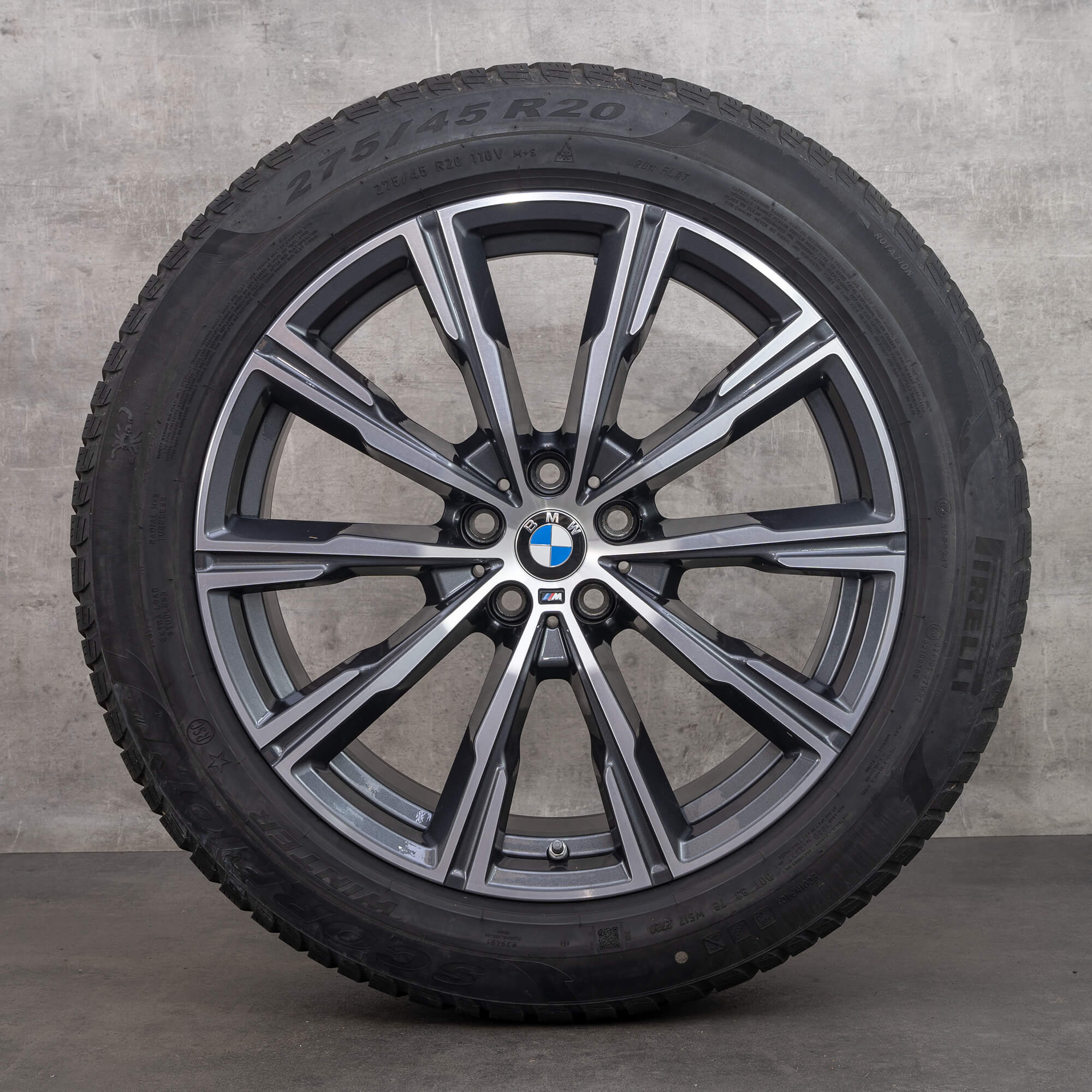 BMW 20 inch rims X5 G05 X6 G06 Styling M740 winter tires wheels 8071996