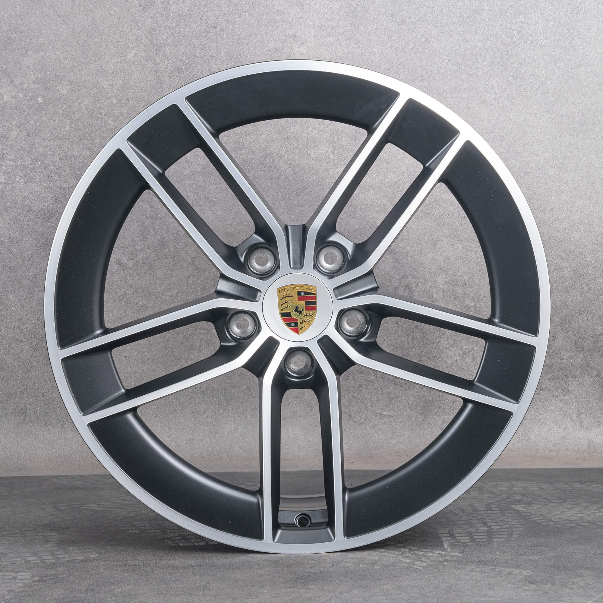 Alkuperäiset Porsche 911 vanteet 20 21 tuuman 992 II 992601025ET 992601025GG musta kiiltävä UUSI