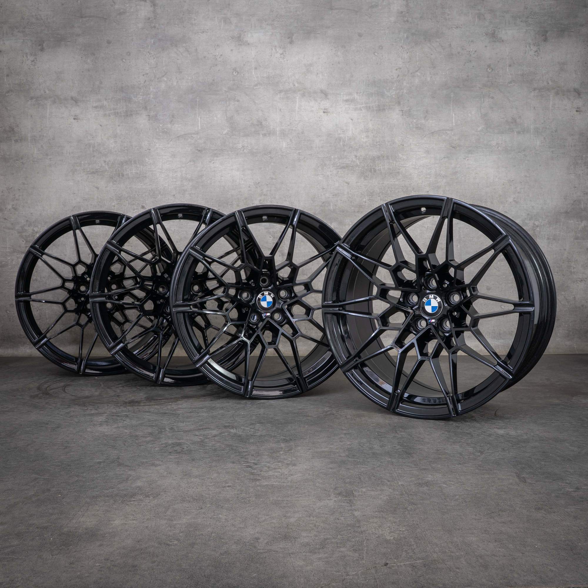 Original BMW M2 M3 M4 Felgen 19 20 Zoll G87 G80 G81 G82 G83 Styling 826 M 8093838 8093839 schwarz glanz