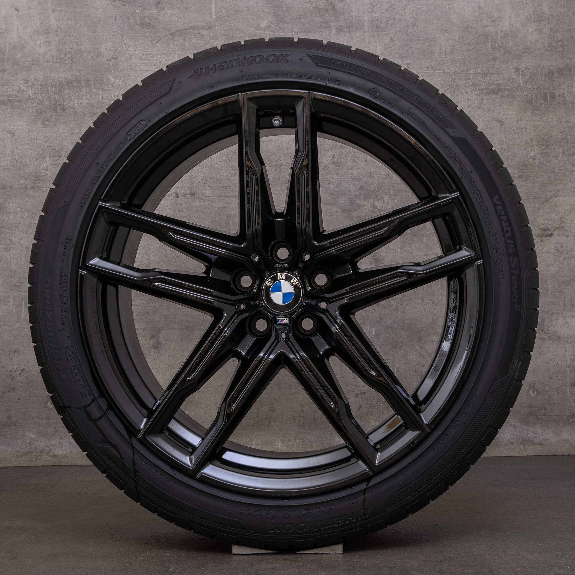 Original BMW M5 M8 Llantas 20 pulgadas F90 F91 F92 F93 Gran Coupé llantas de verano Styling 810 M 8089566 negro