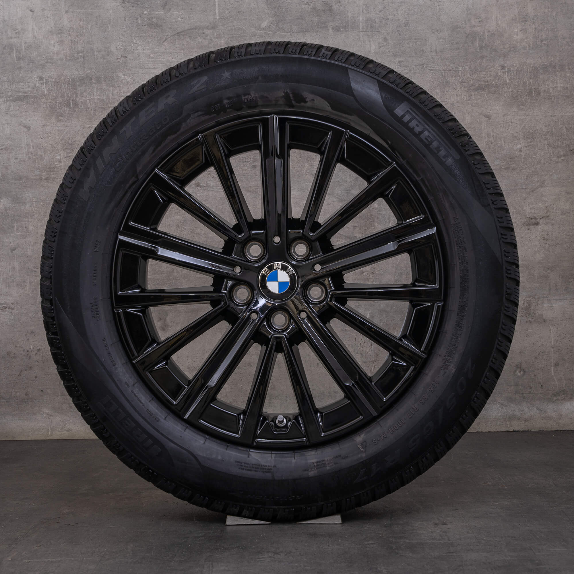 Oryginalne felgi BMW serii 2 17 cali U06 Active Tourer letnie koła stylizacja 833 6891174 jet black