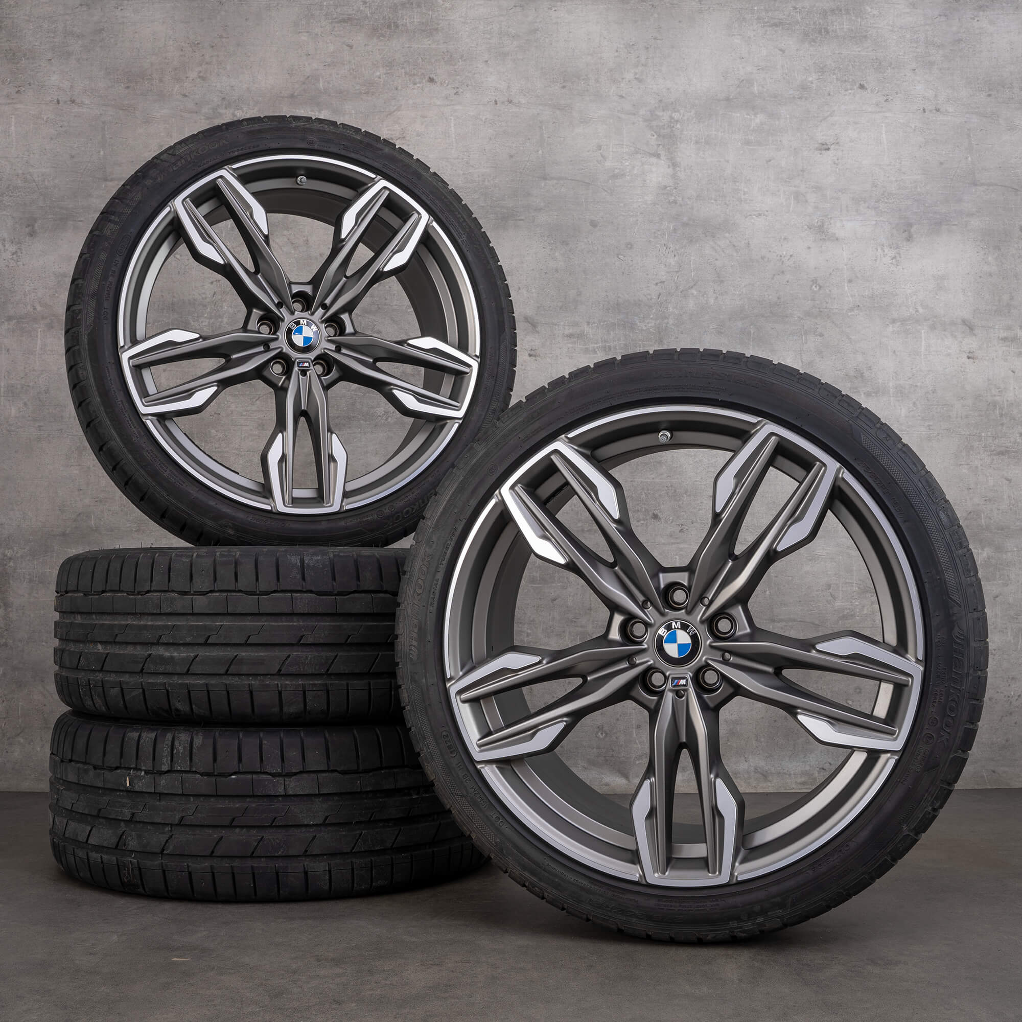 BMW X3 G01 X4 G02 letni kola 21 palcové stylové ráfky M718 pneumatiky