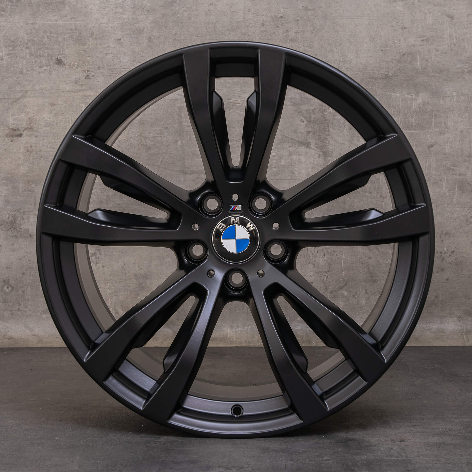 Originale BMW X5 X6 fælge 20 tommer E70 F15 F16 Styling 469 M 7846790 7846791 sort mat