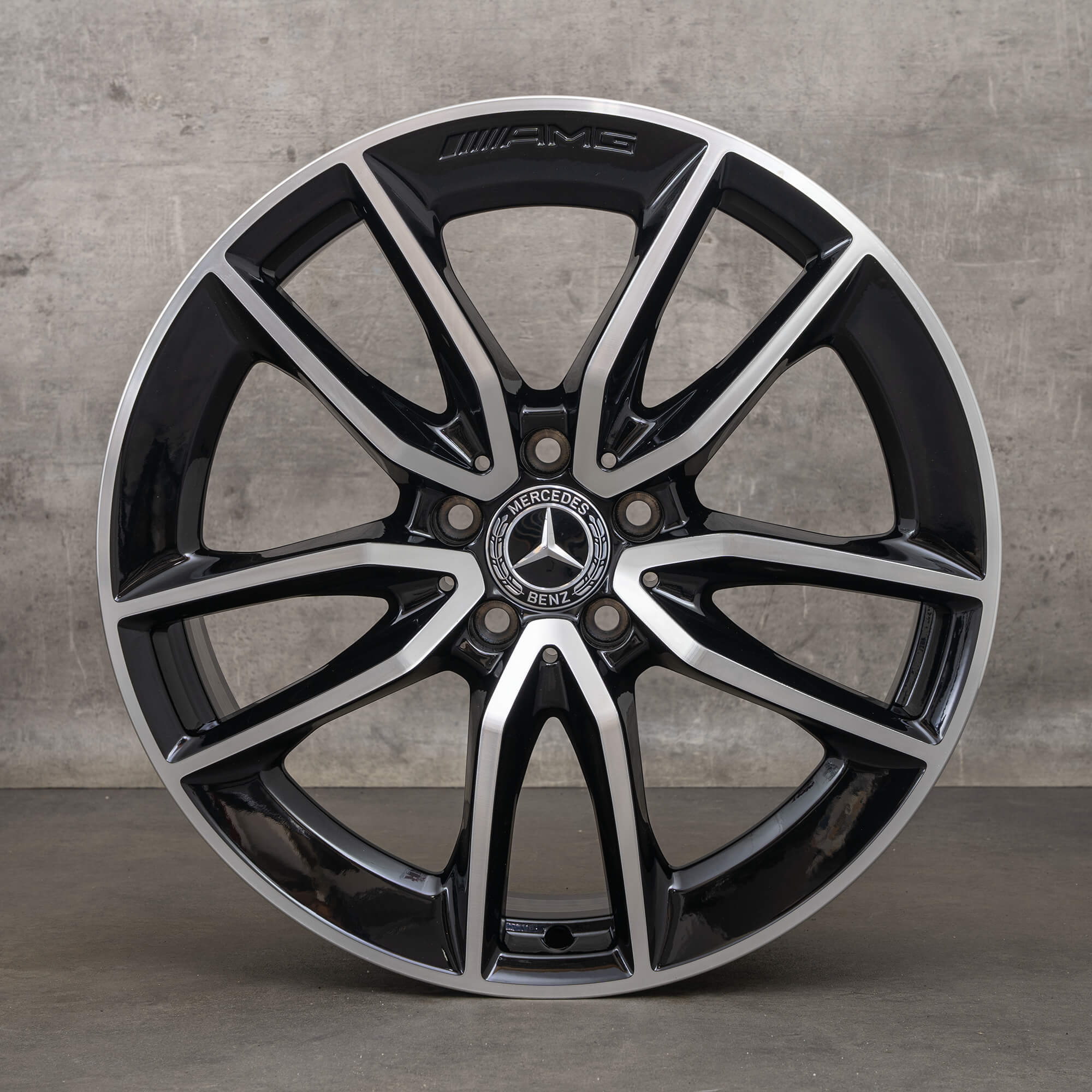 Alkuperäiset Mercedes Benz A-sarjan A35 AMG 19 tuuman 4Matic W177 vanteet A1774012000 musta Kiillotettu UUTUUS