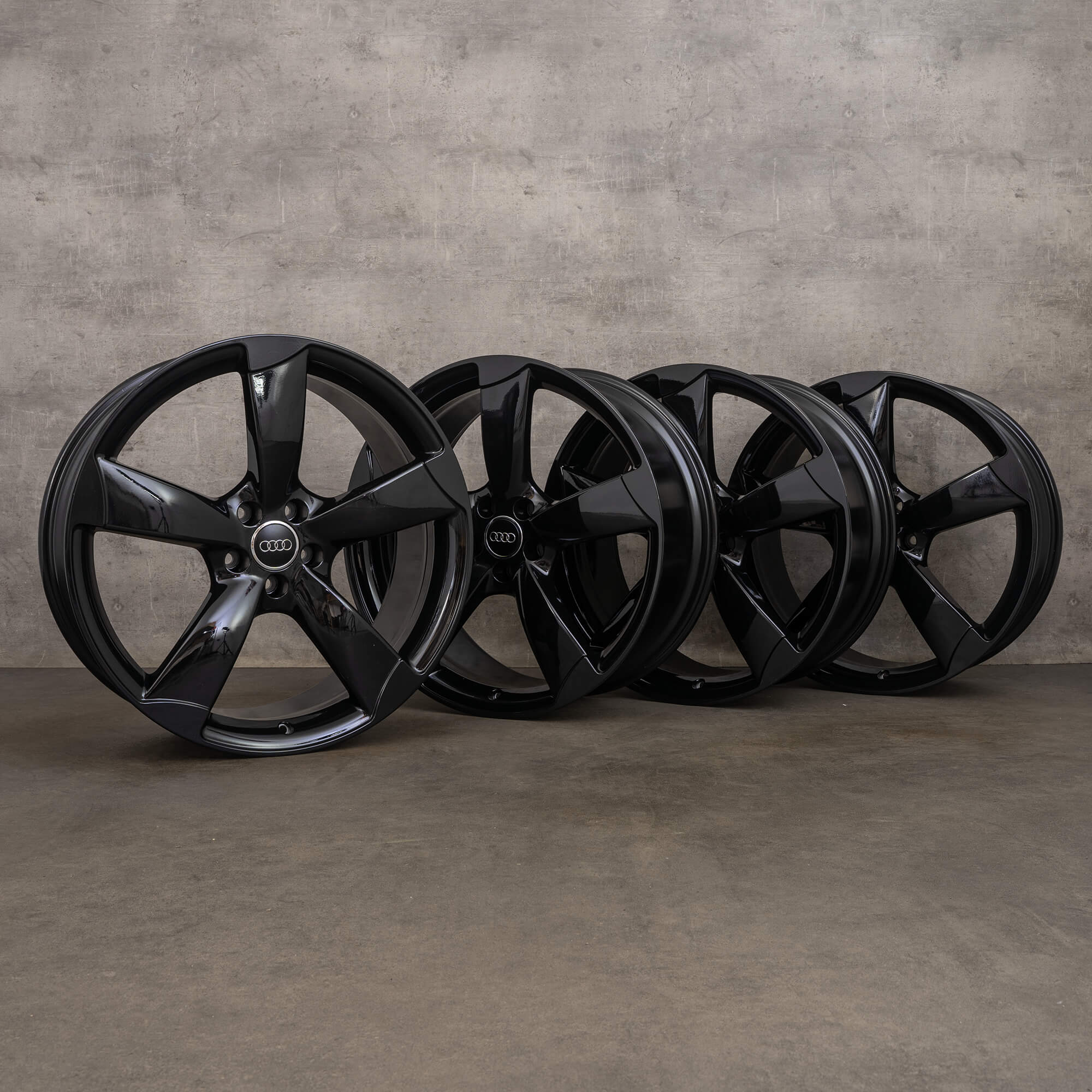Audi A8 4H D4 Black Wheel Alloy Rim 20 9J ET:37 20-Spoke Audi A8 4H D4 Black Wheel Alloy Rim 20 9J ET:37 20-Spoke