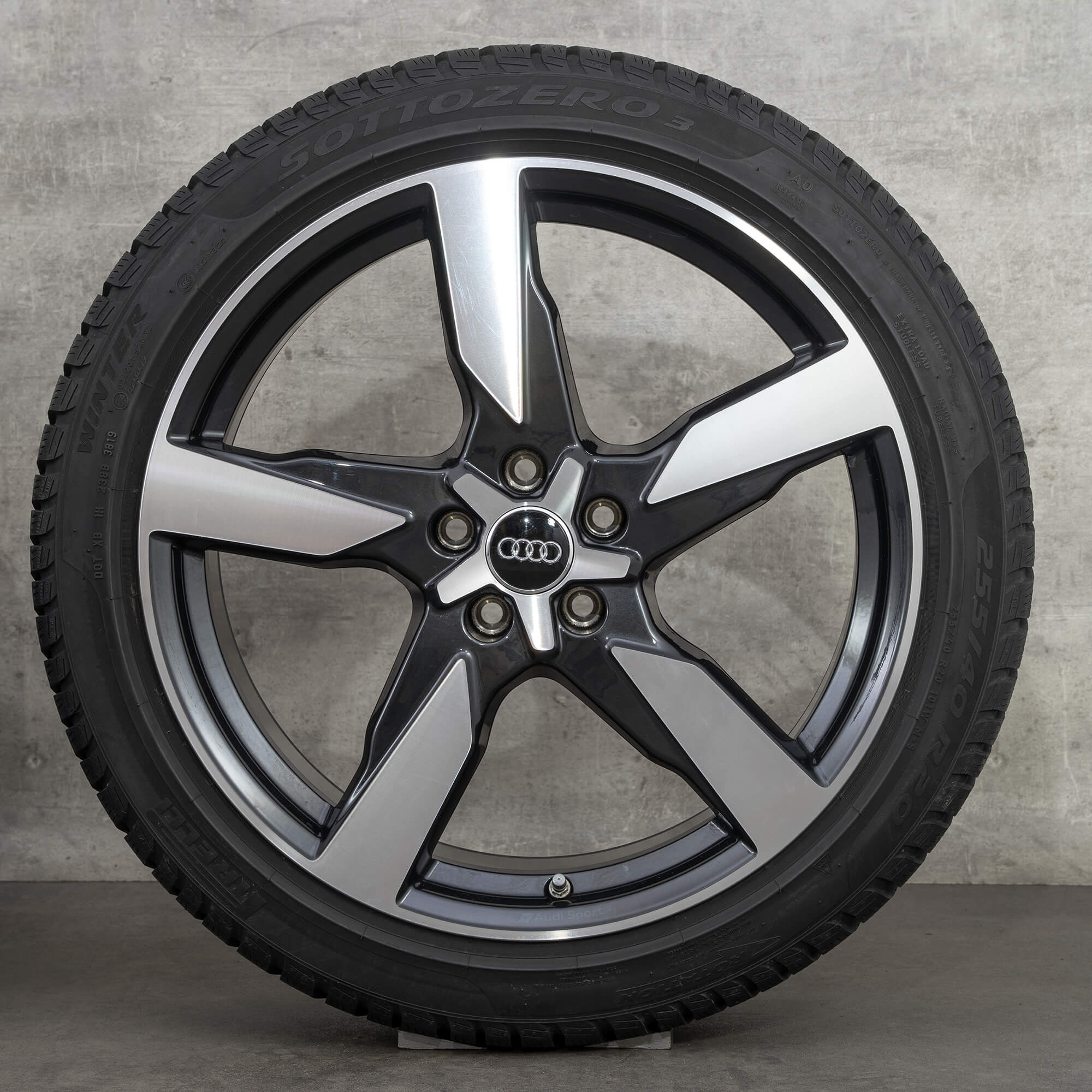 Audi 20 inch velgen A6 S6 4K C8 Polygon 4K0601025AD winterbanden winterwielen