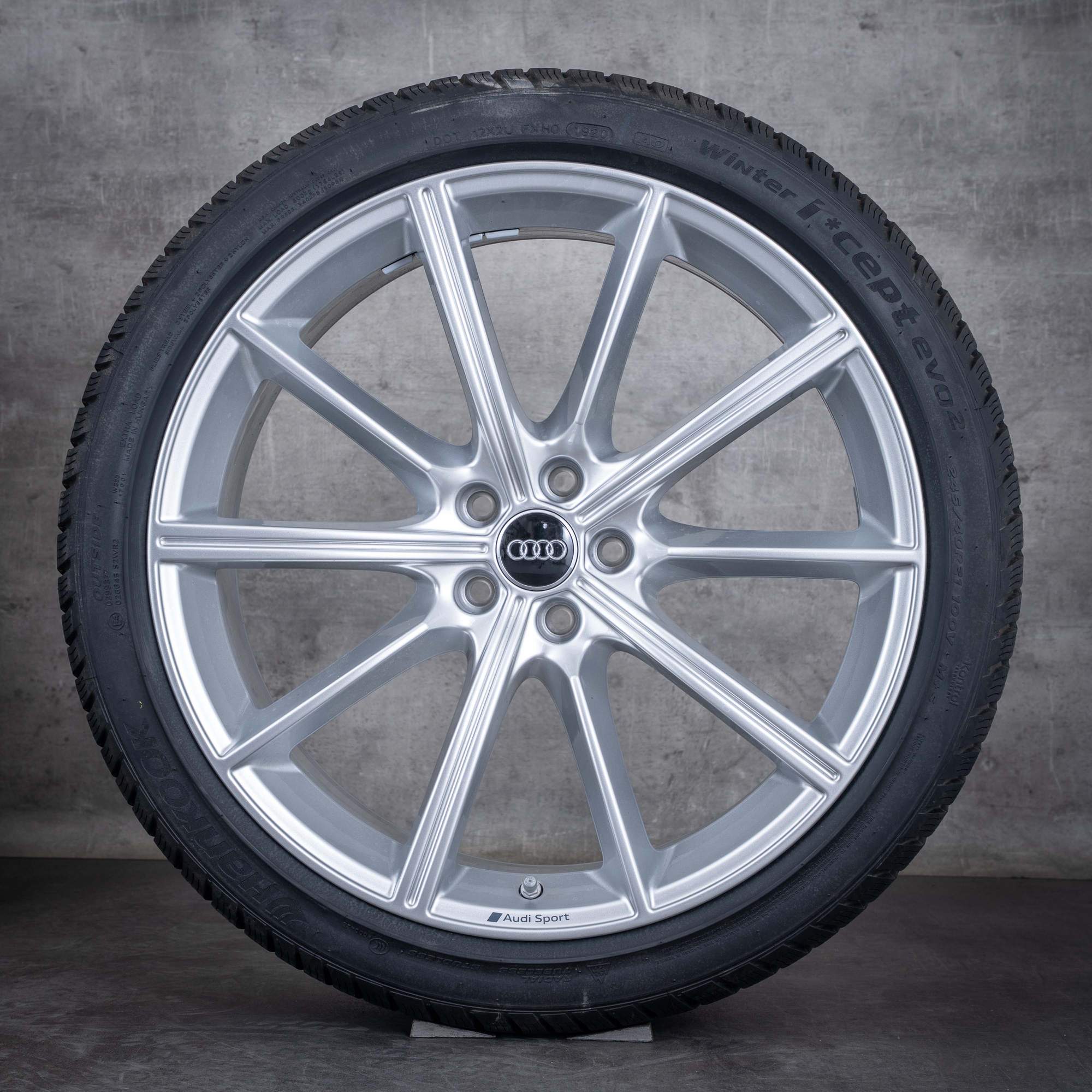 OEM Audi RS6 RS7 winter wheels 21 inch 4K RS rims 4K0601025AA silver glossy