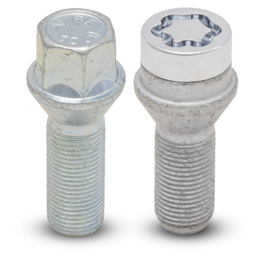 Parafusos de roda com dispositivo antirroubo | 20 pcs
