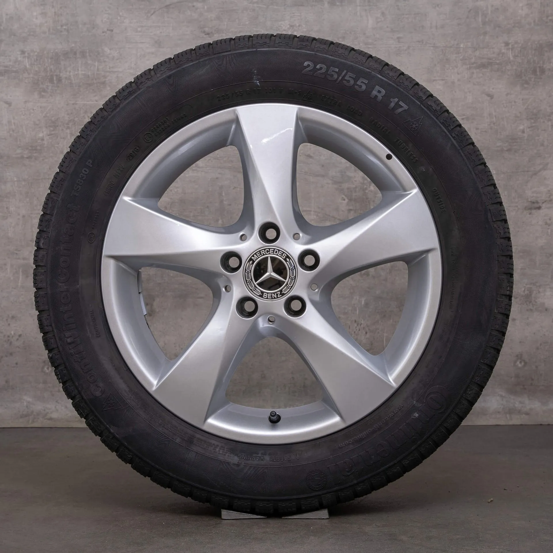 Mercedes V-Class W447 5 spoke design rims 17 inch snow tire packages A4474012200