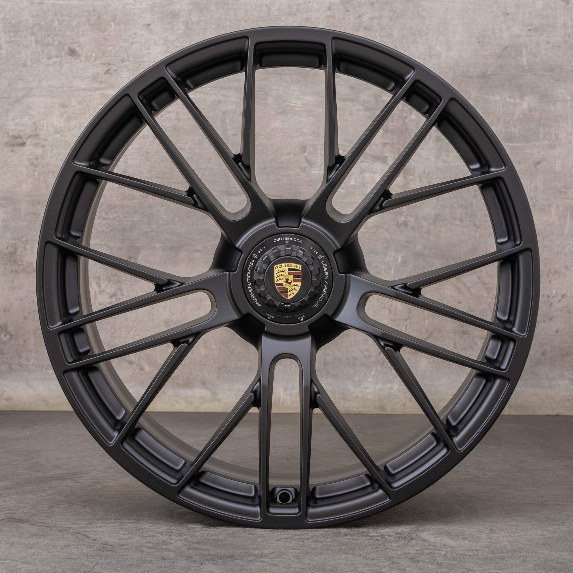 Oryginalne felgi Porsche 992 II 20 21 cali Turbo S 992601025GN 992601025HE czarny mat NOWOŚĆ