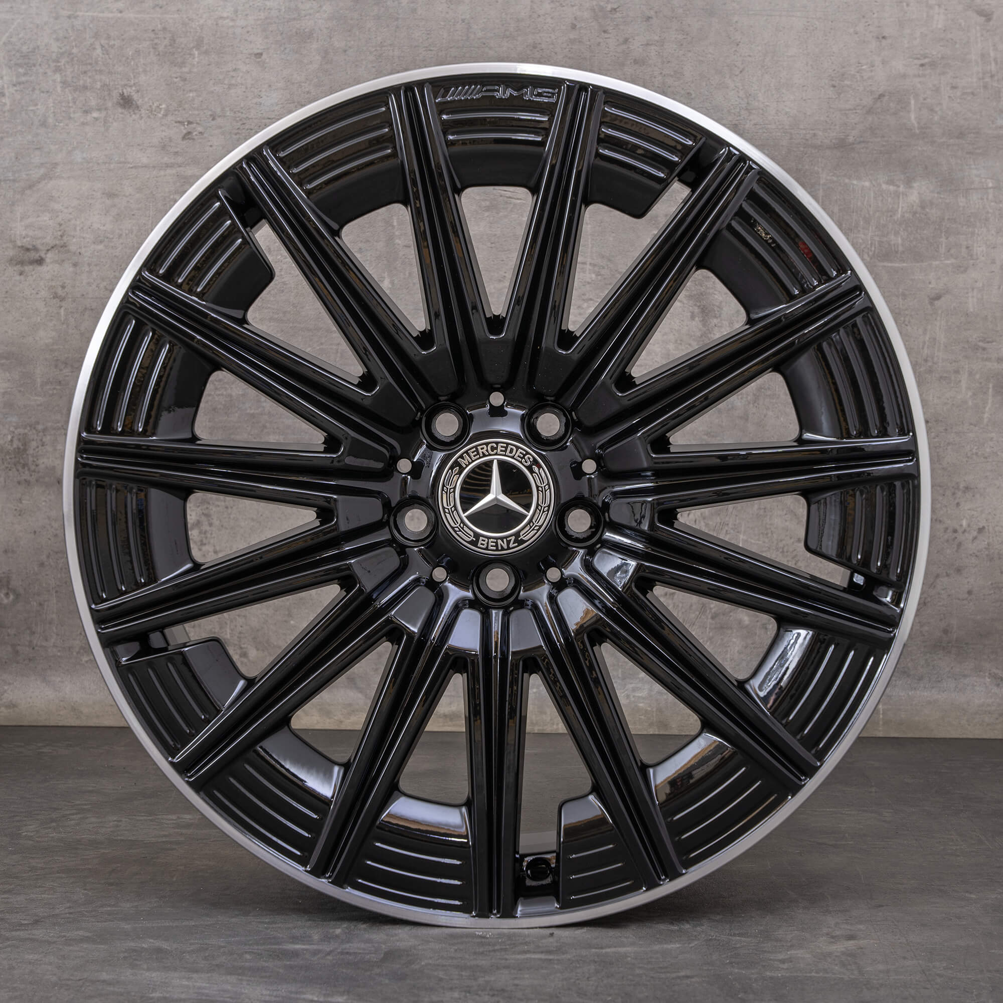 Oryginalne felgi Mercedes Benz CLE AMG 20 cali C236 A2364012300 A2364012400 czarne polerowane