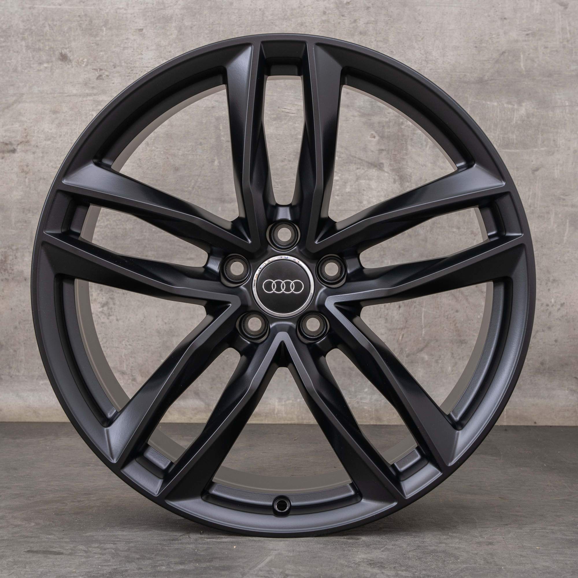 Alkuperäiset Audi A6 S6 vanteet 20 tuuman 4G C7 kesäpyörät 4G9601025M musta matta