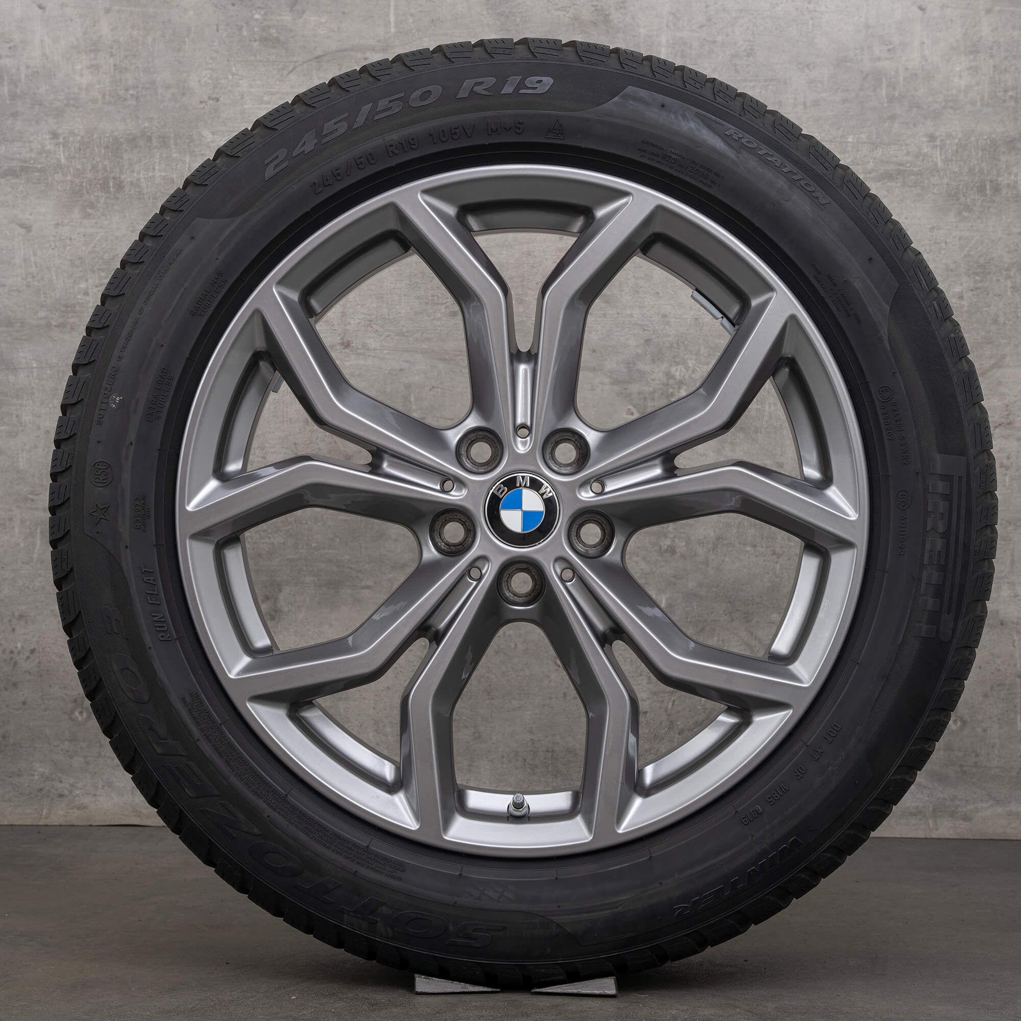 BMW X3 G01 X04 G02 winter wheels 19 inch rims 694 tires 6877328