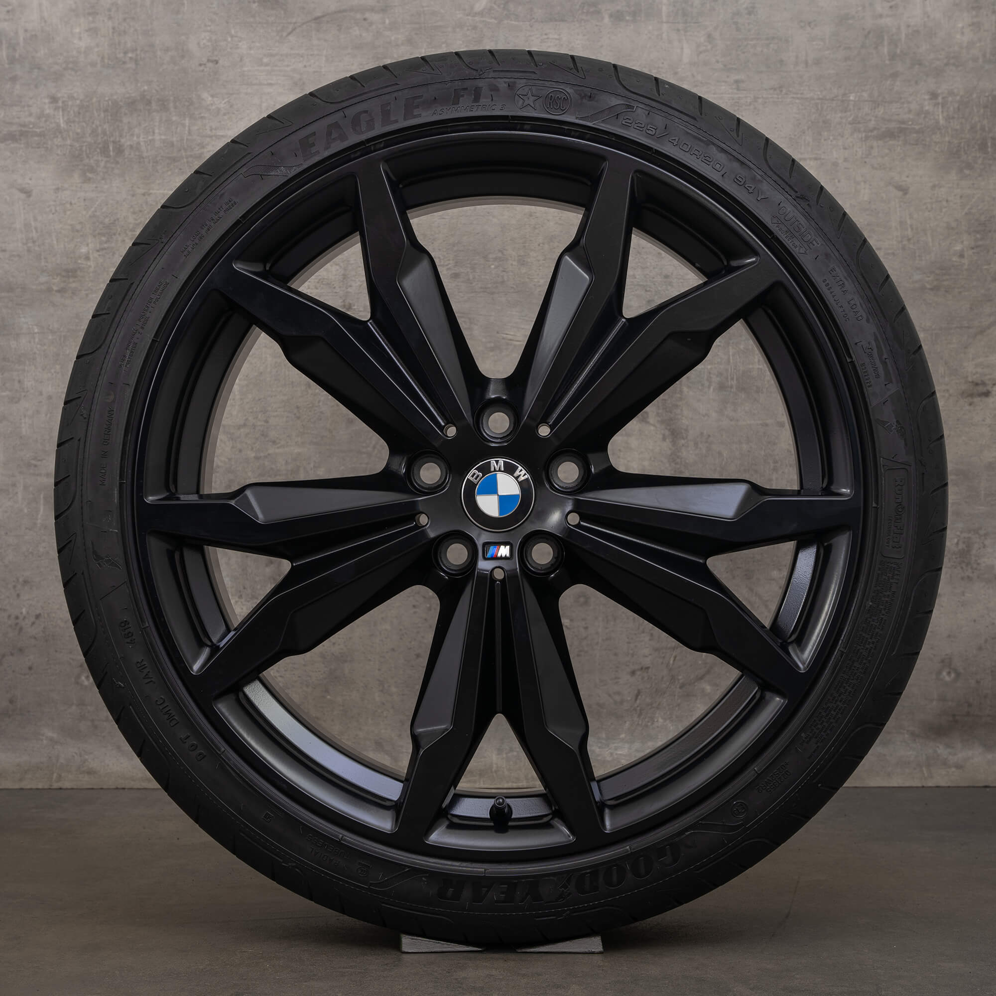 Original BMW X1 F48 X2 F39 20 pulgadas llantas neumáticos de invierno estilo 716 M 8008622 negro mate ruedas