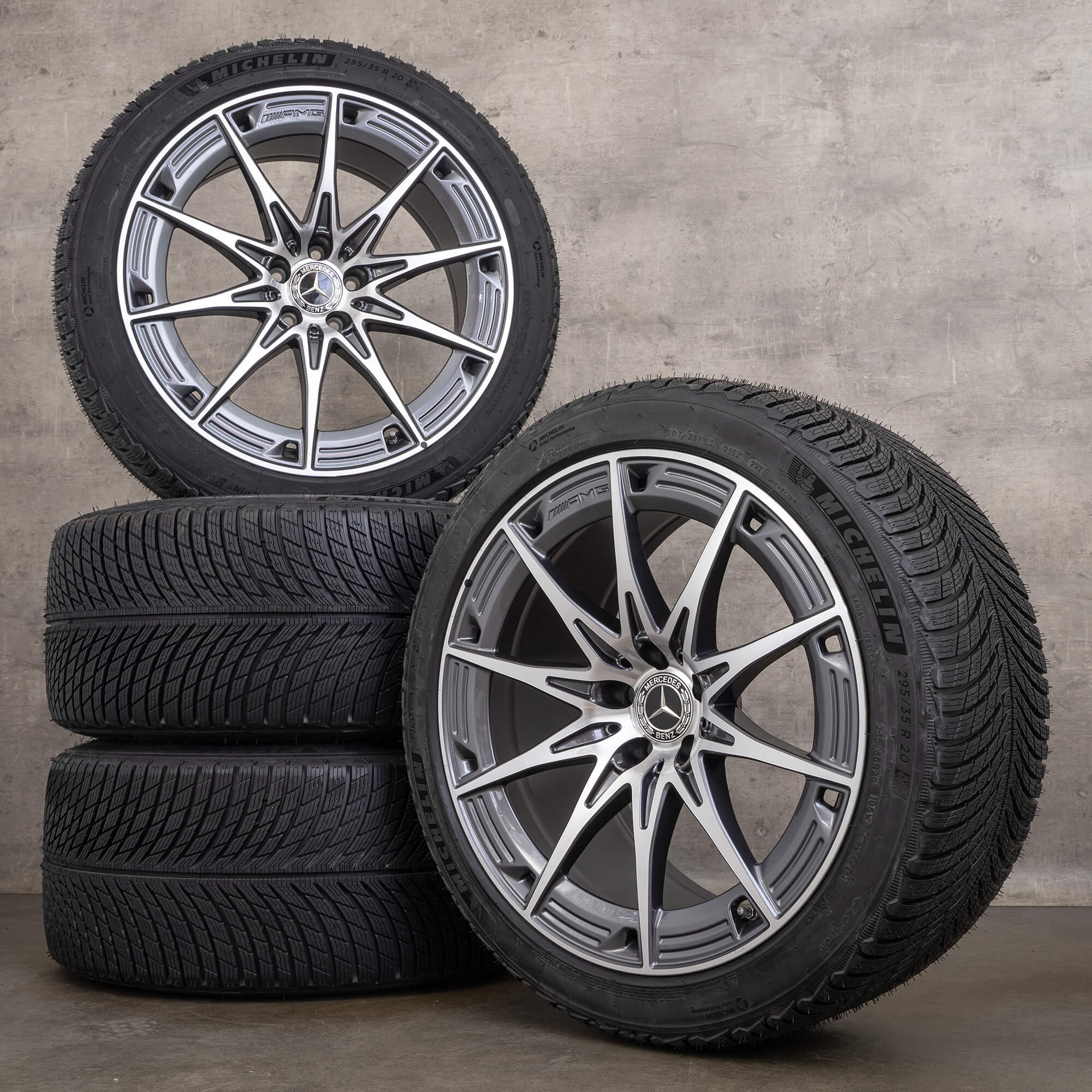 Alkuperäiset Mercedes AMG GT 55 63 S 2t C192 20 tuuman talvirenkaat vanteet A1924010900