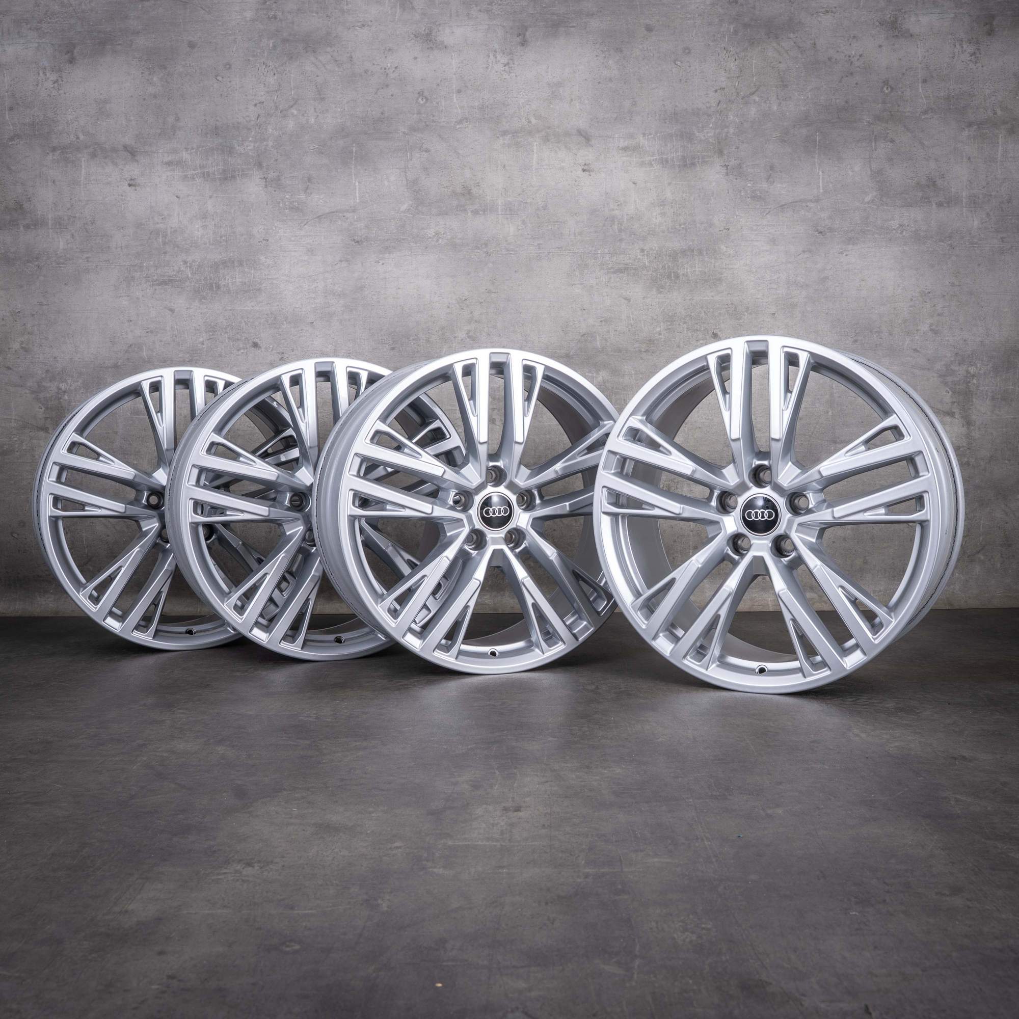 Llantas originales Audi A5 S5 de 19 pulgadas B10 8B3601025AS plateadas brillantes