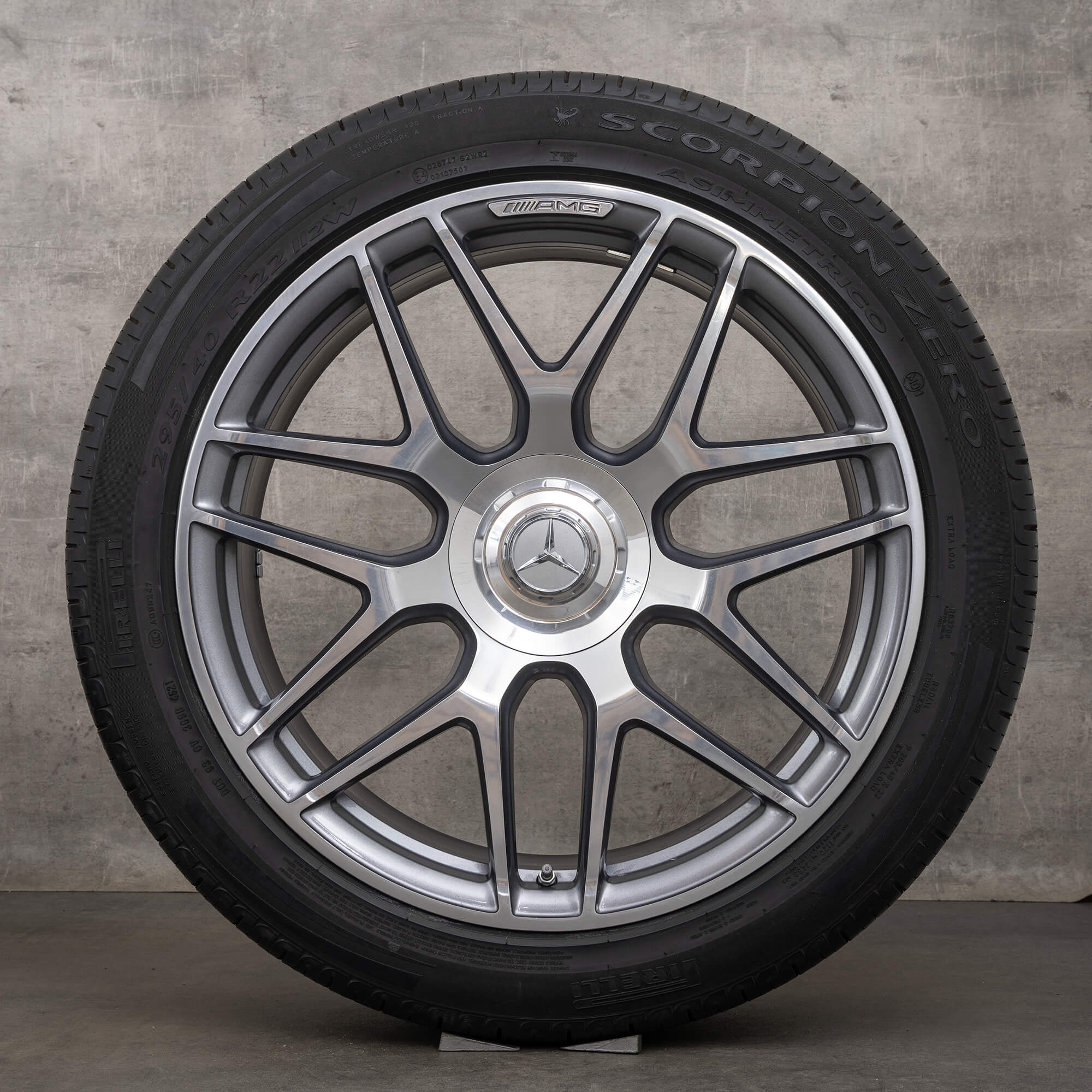 BENZ AMG W463 G63 純正 22 INCH ホイール 4本 純正 W463A AMG G63 Edition 22inch ブラック ホイール 4本 set