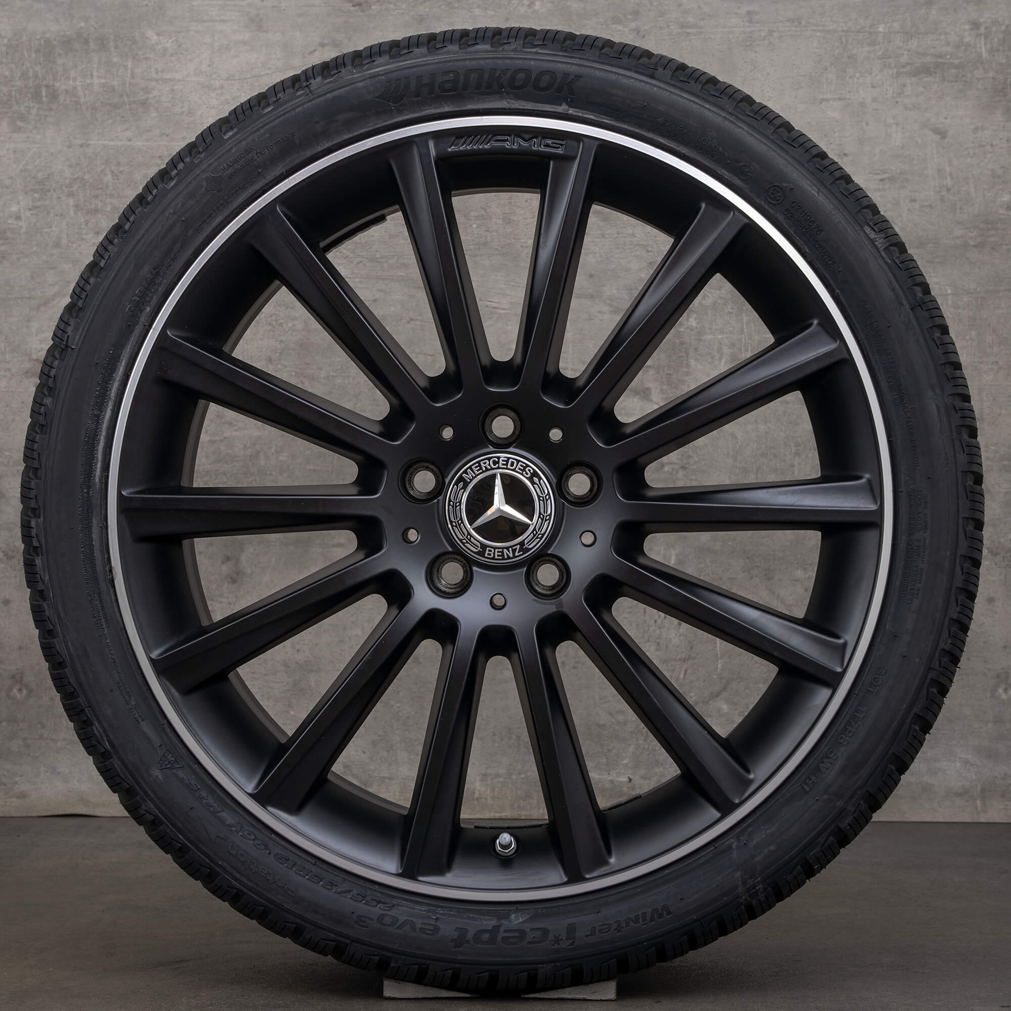 Originales Mercedes Benz Clase A A35 AMG ruedas de invierno 19 pulgadas W177 V177 llantas A1774011900 negro satinado