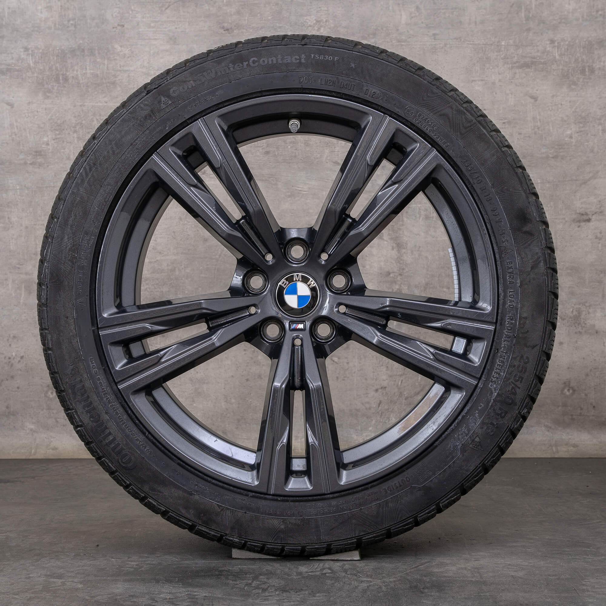 Oryginał BMW Z4 koła zimowe 18 cali G29 felgi stylizacja 798 M 8091466 8091467 orbit szary połysk