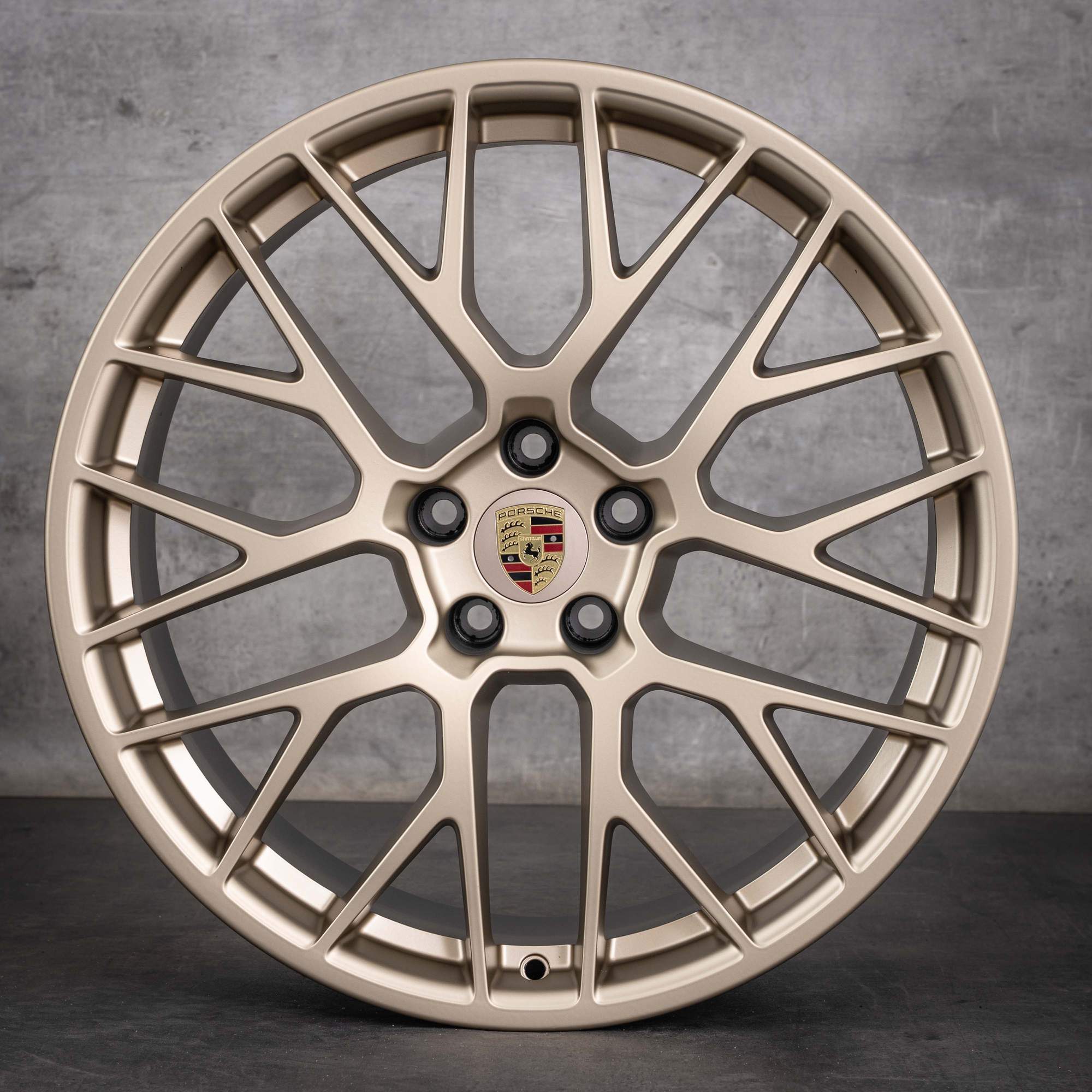 Oryginalne felgi Porsche Macan 20 cali I & II RS Spyder 95B601025DS 95B601025DT neodyme matt
