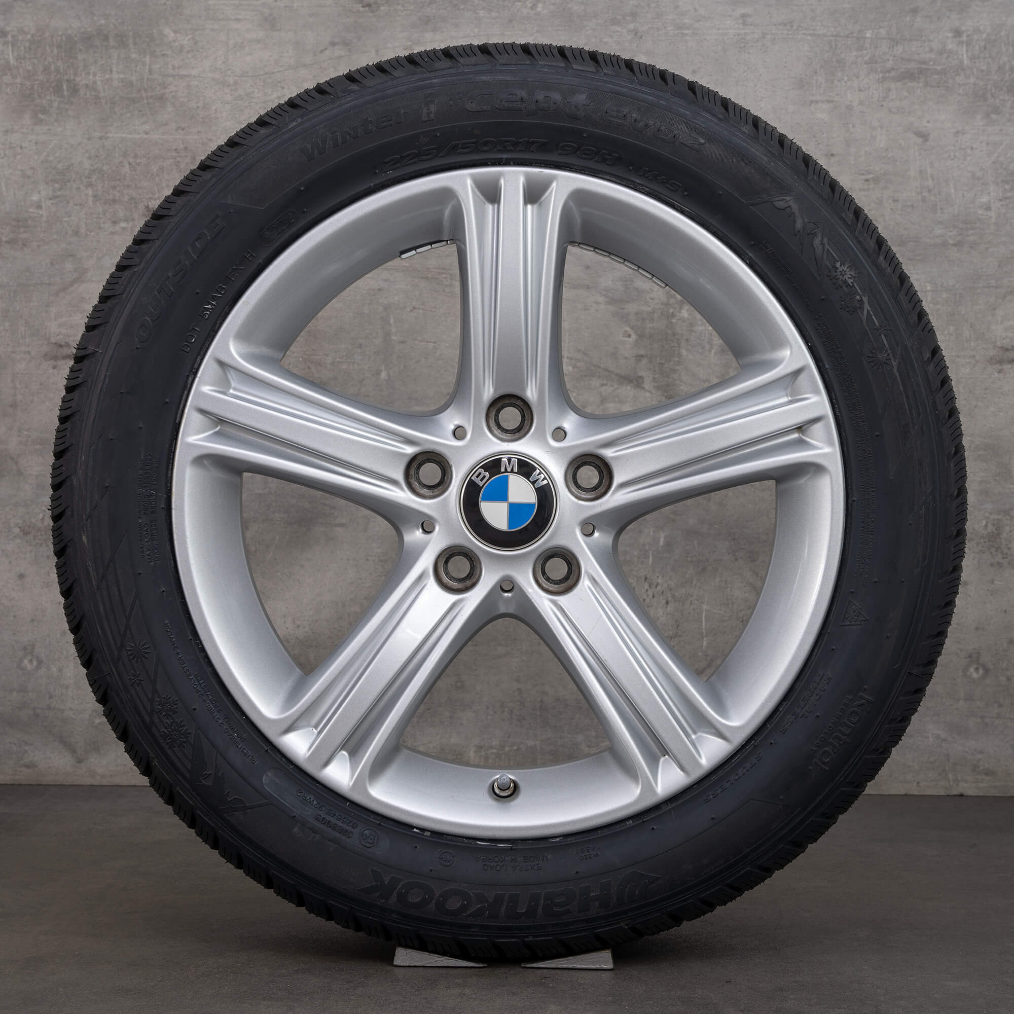 BMW 3er F30 F31 4er F32 F33 roți de iarnă stil 393 jante 17 inch anvelope