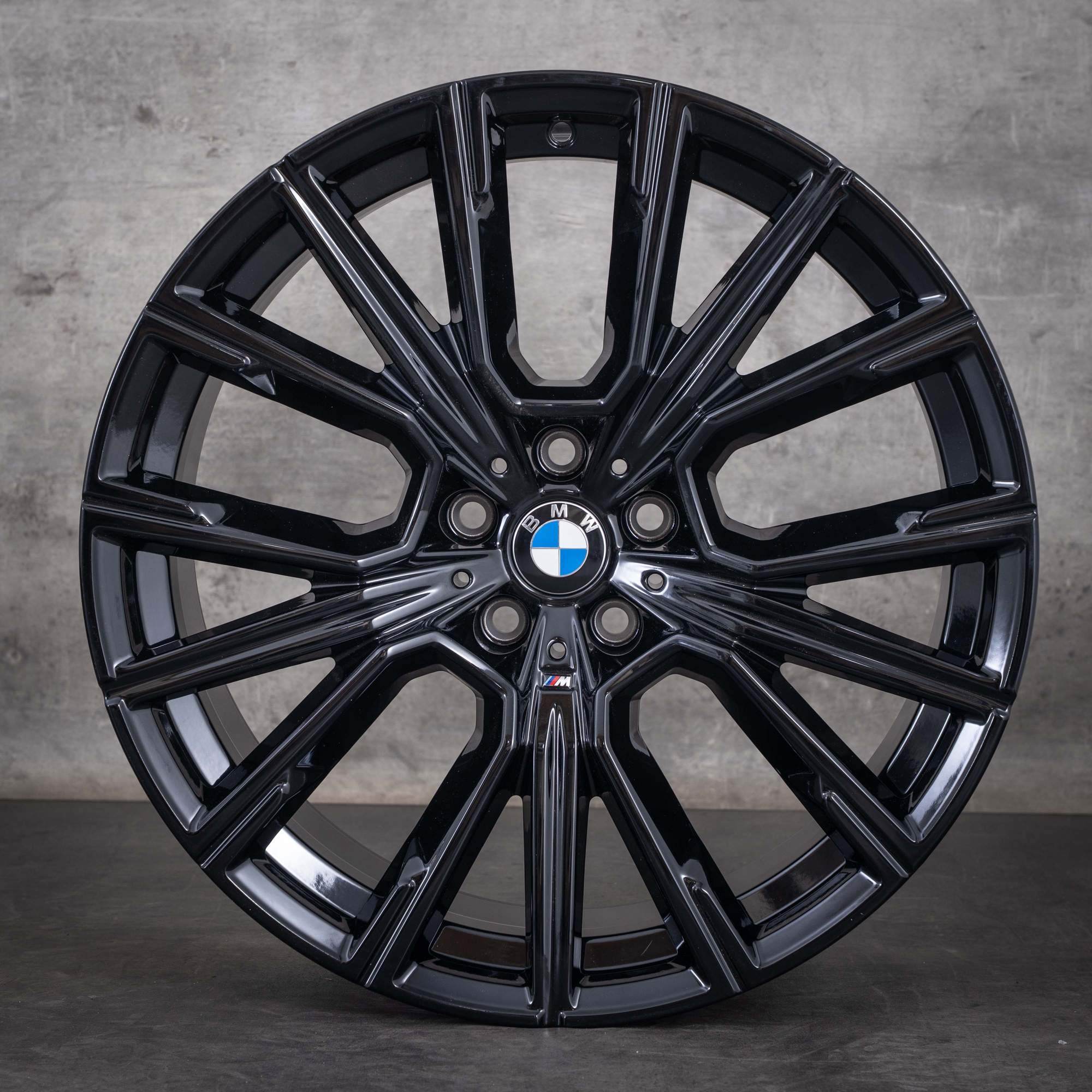 Jantes originais BMW Série 6 Série 7 de 20 polegadas G32 GT G11 G12 Gran Turismo 8745914 8745915 Styling 817 M jet black