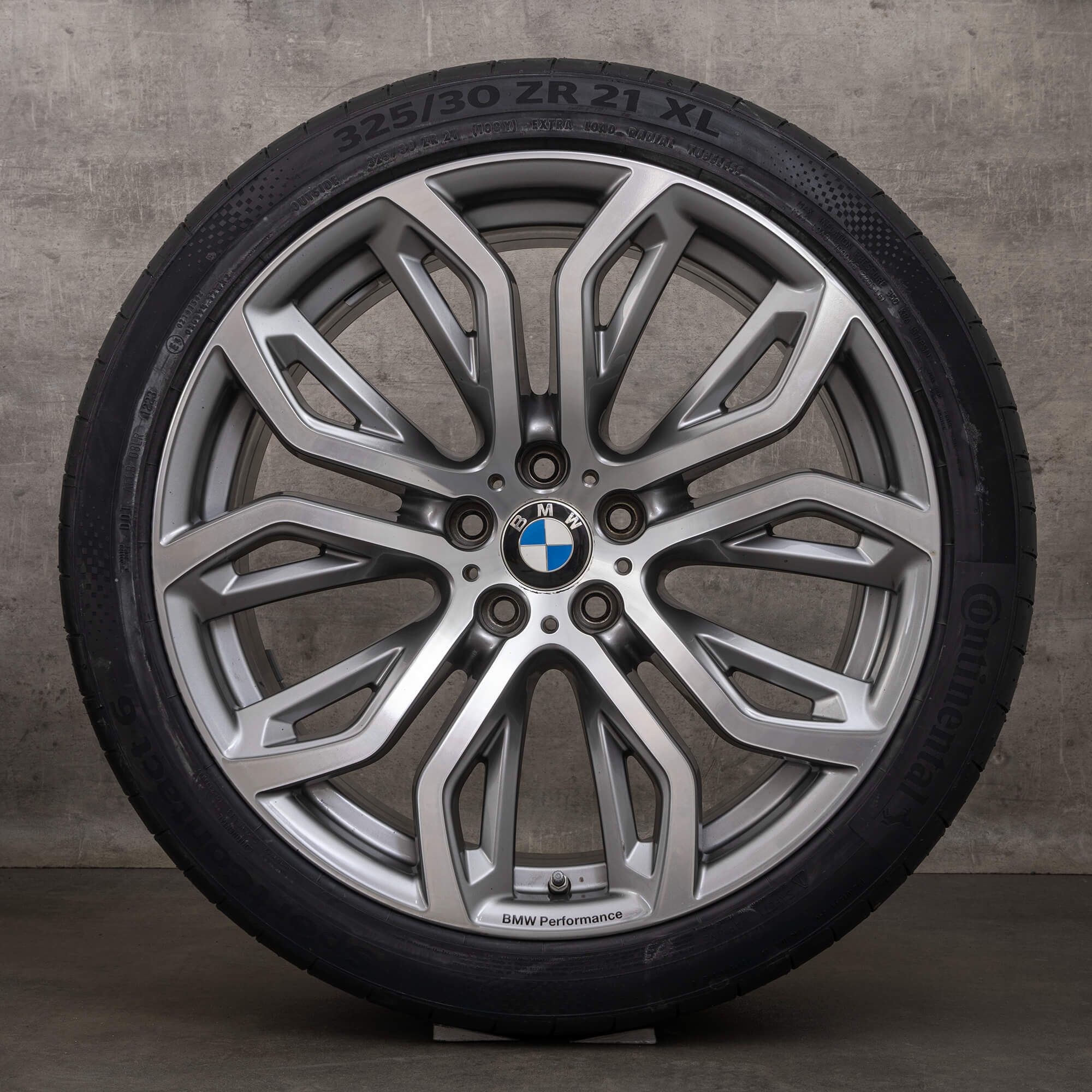 Original BMW X5 M E70 F15 F85 X6 F16 F86 jantes de 21 polegadas rodas verão