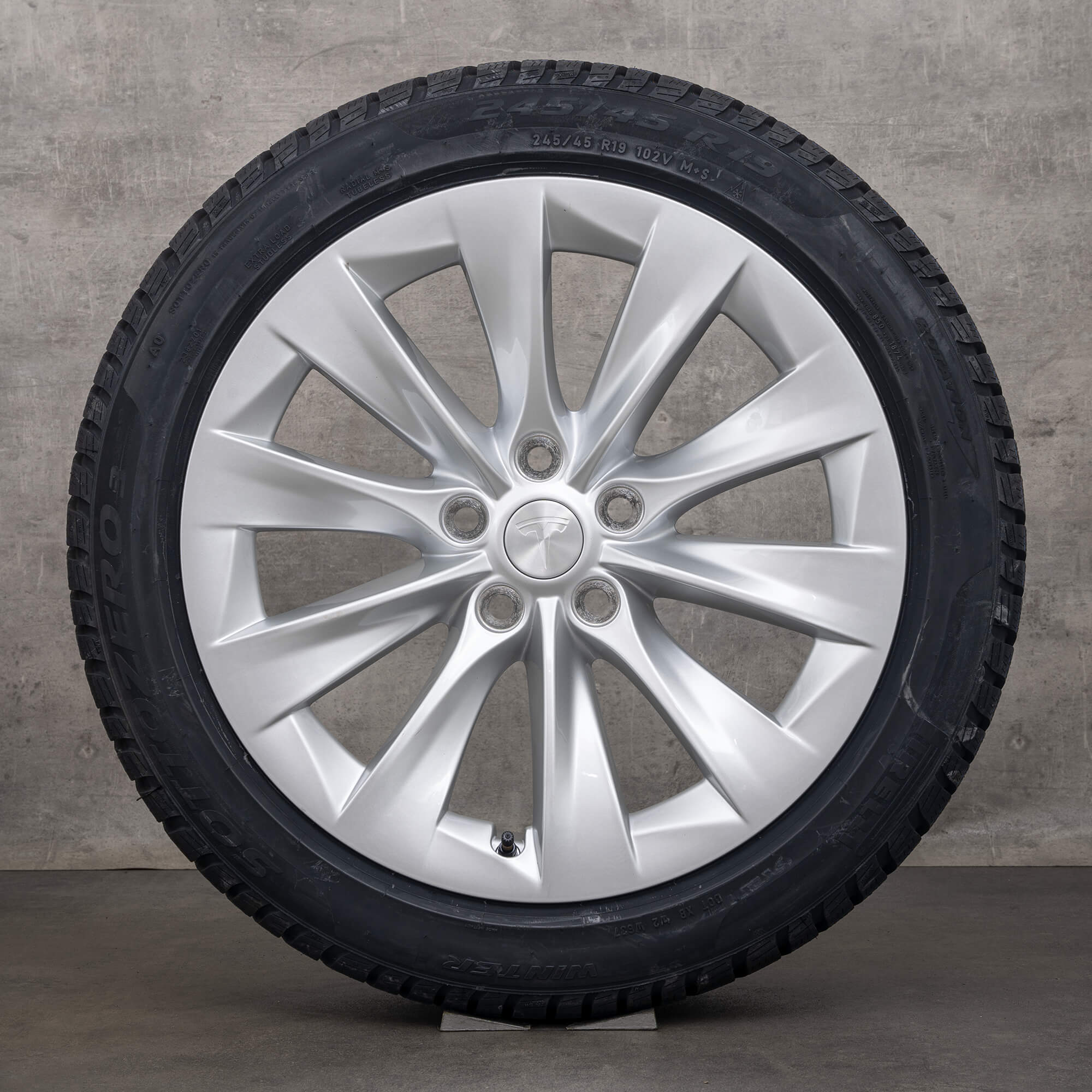 Tesla 19 Zoll Felgen Model S Winterreifen Winterräder 1059337-00-B  