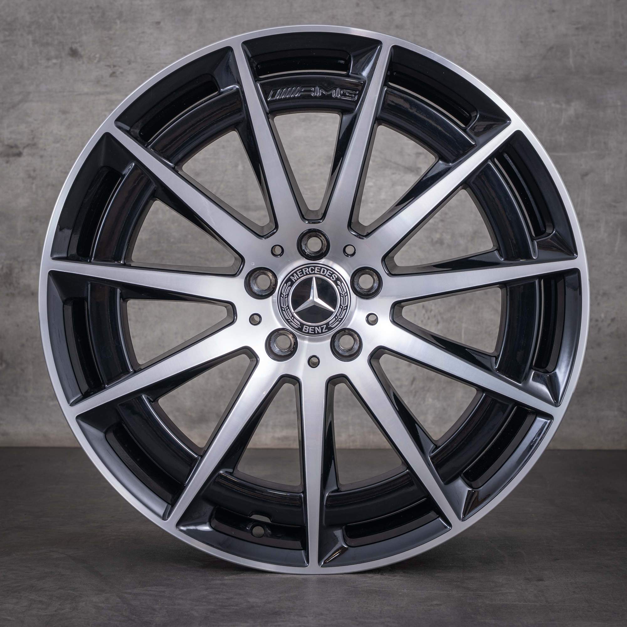 OEM Mercedes-Benz EQC 20inch rims N293 A2934010800 A2934010900 Black diamond cut