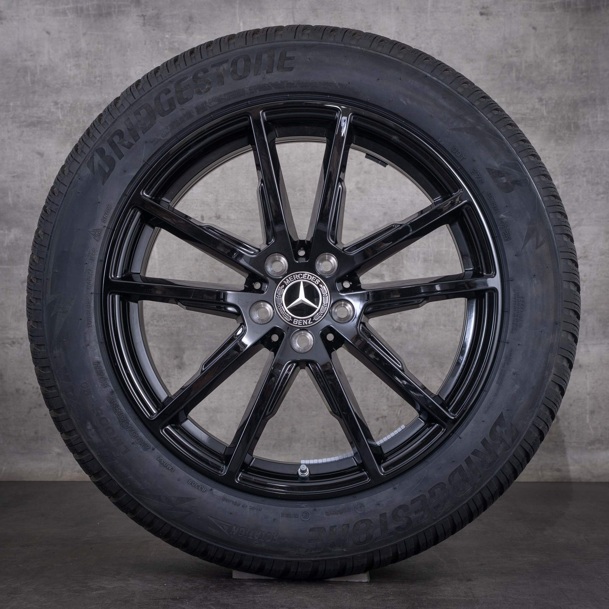 Original Mercedes Benz EQE Winterräder 19 Zoll SUV X294 Felgen A2944010400 schwarz glanz NEU