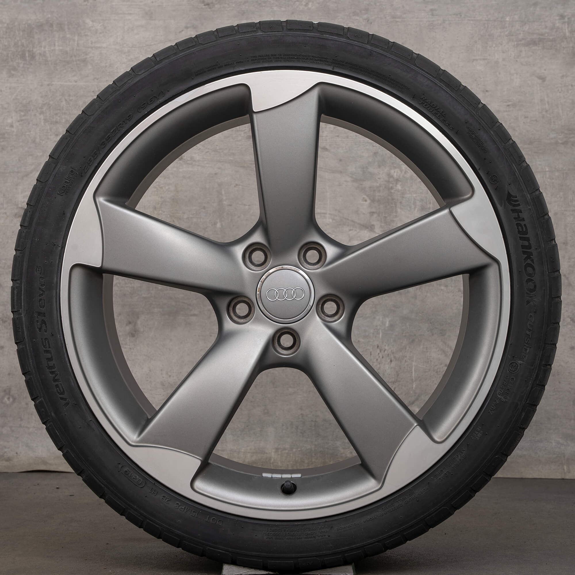 Audi A4 S4 B8 summer tires 19 inch rotor rims wheels 8K0601025AR