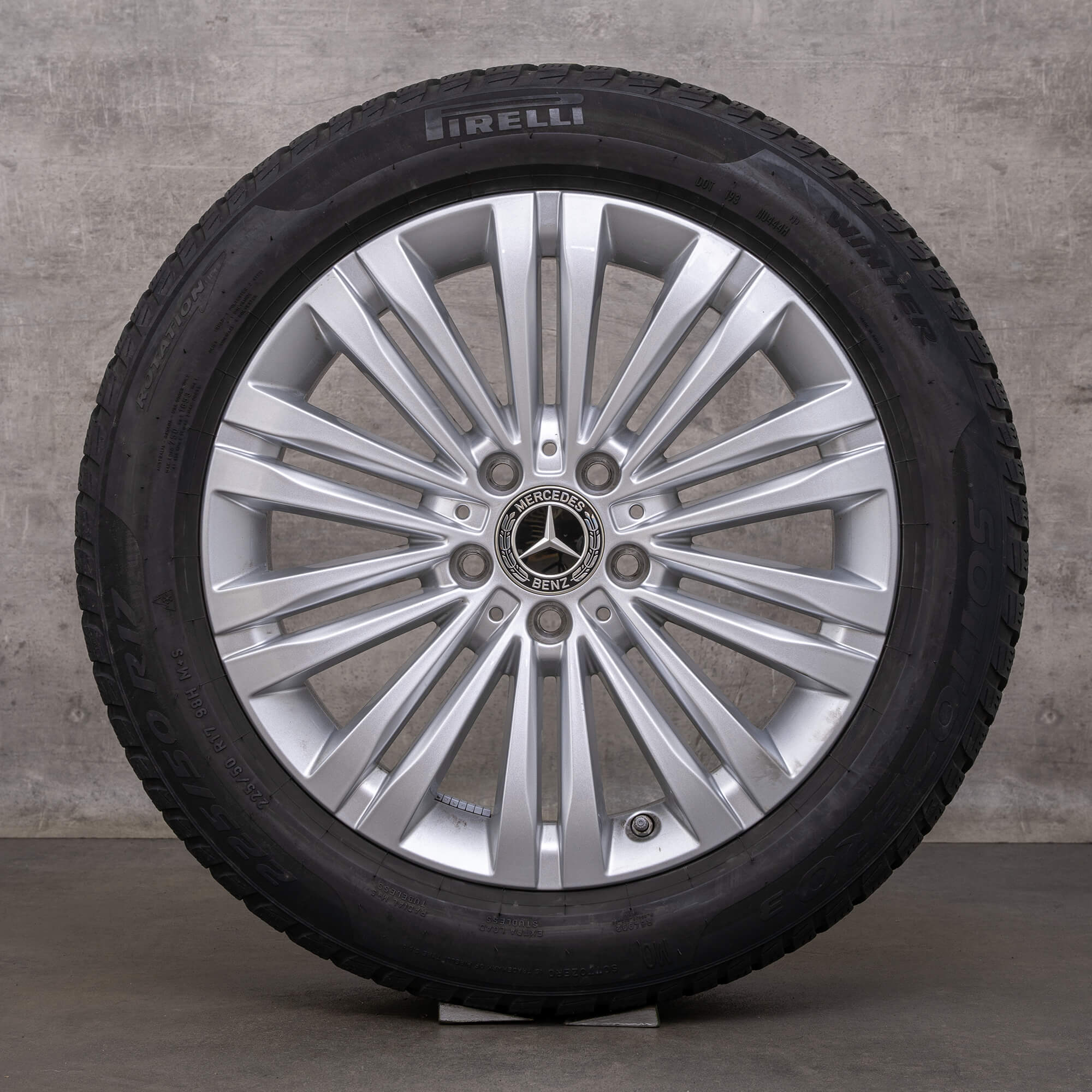 OEM Mercedes Benz C-Class winter wheels 17 inch W206 S206 rims A2064014400 silver