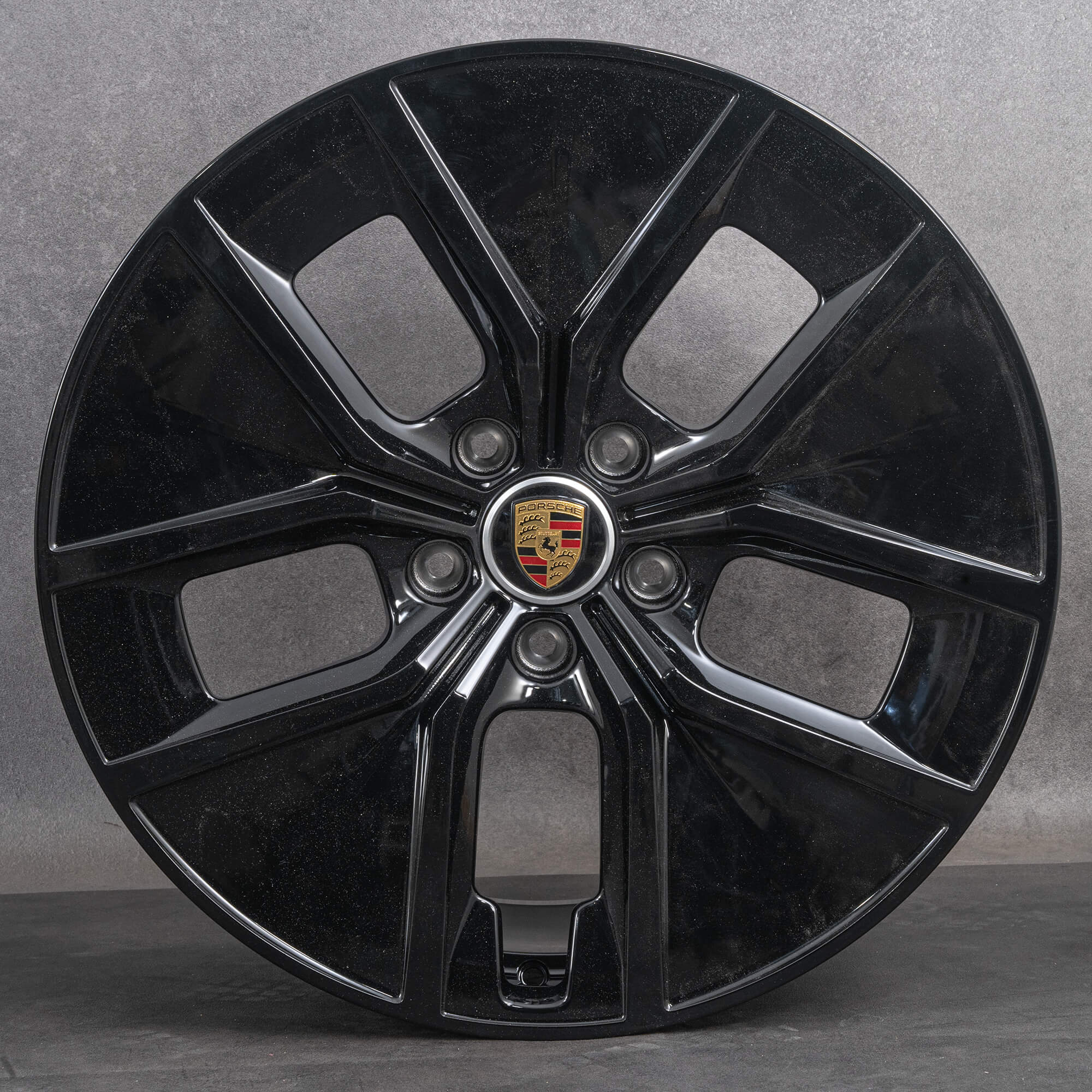 Jantes originales Porsche Taycan 21 pouces 9J1601025BS 9J1601025BT Aero Noir 041