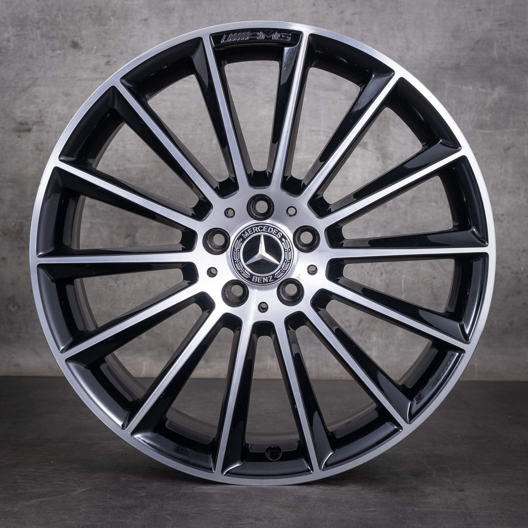 Original Mercedes Benz E-Klasse AMG Winterräder 20 Zoll W213 S213 C238 A238 Felgen A2134012200 A2134012300 schwarz glanzgedreht