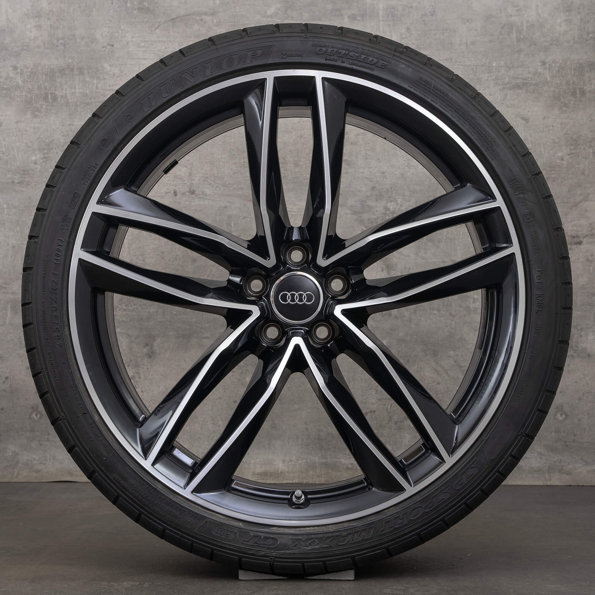 Audi RS6 4G C7 rodas de verão jantes 21 polegadas pneus 4G0601025CE preto