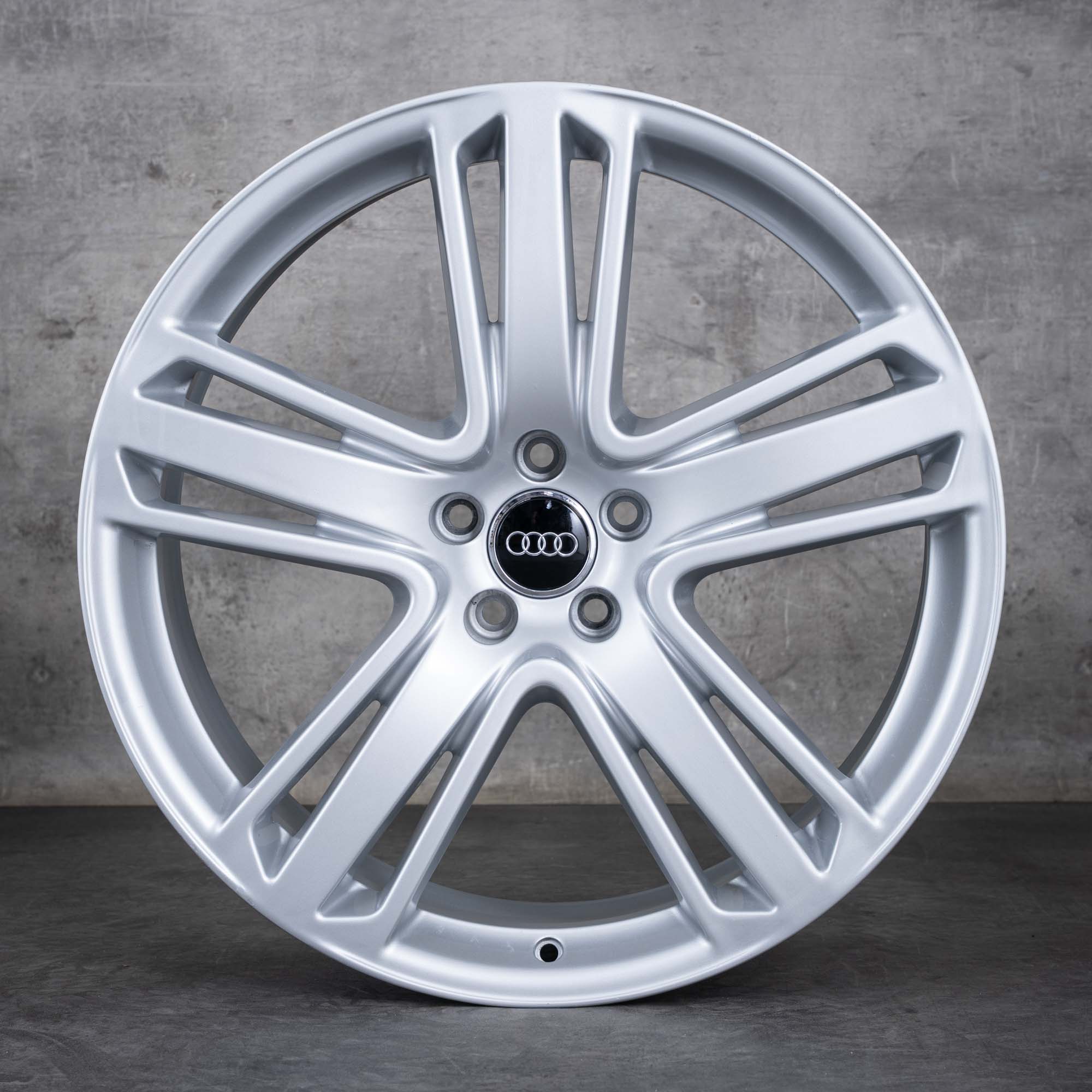 Jantes d'origine Audi A8 S8 21 pouces 4H D4 4H0601025AR argent brillant