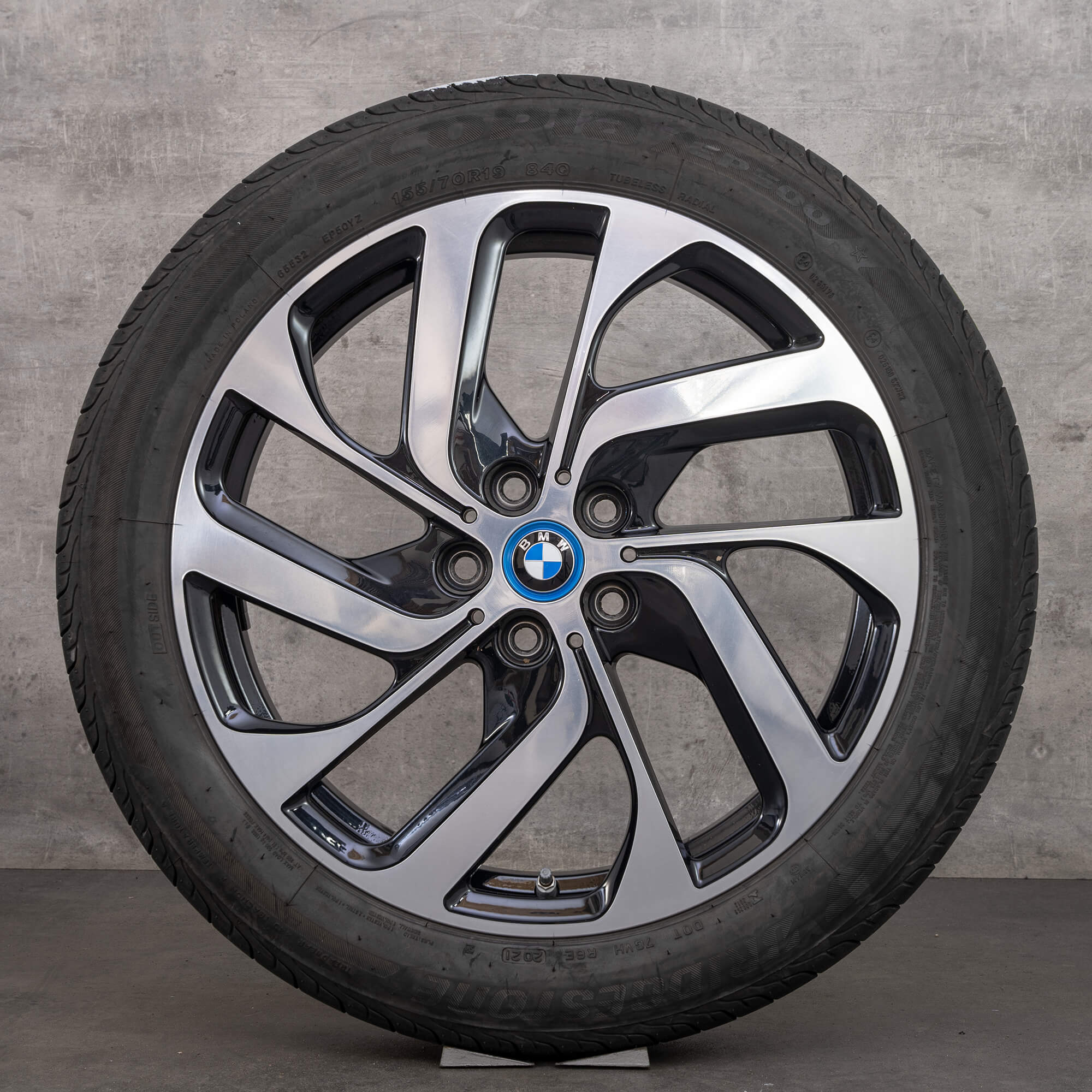 BMW i3 I01 winter tires 19 inch wheels 428 turbine design rims 6856894