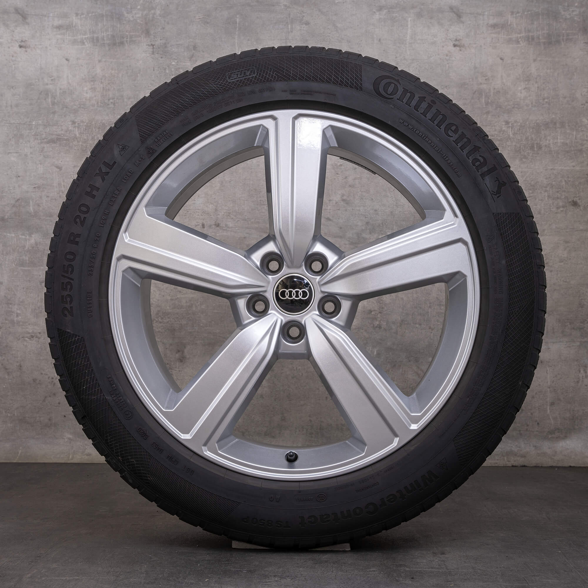 Oryginał Audi e-tron Q8 koła zimowe 20 cali GEN GEA felgi 4KE601025S srebrne