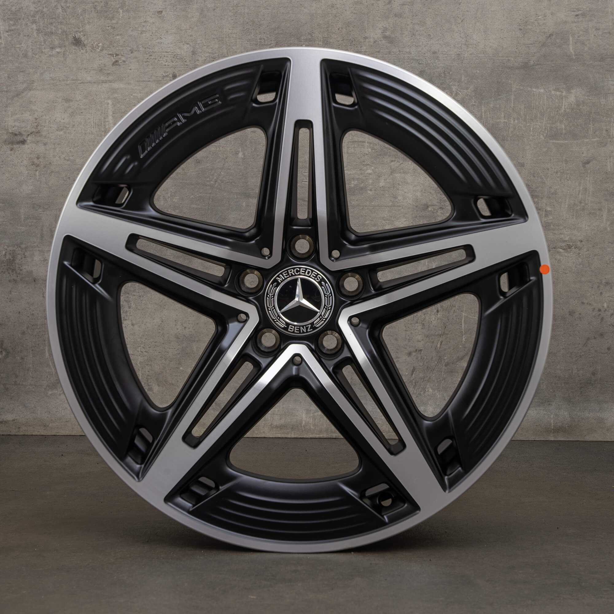 Alkuperäiset Mercedes Benz A-sarjan A35 AMG vanteet 19 tuuman W177 V177 A1774014400 musta kiillotettu UUTUUS