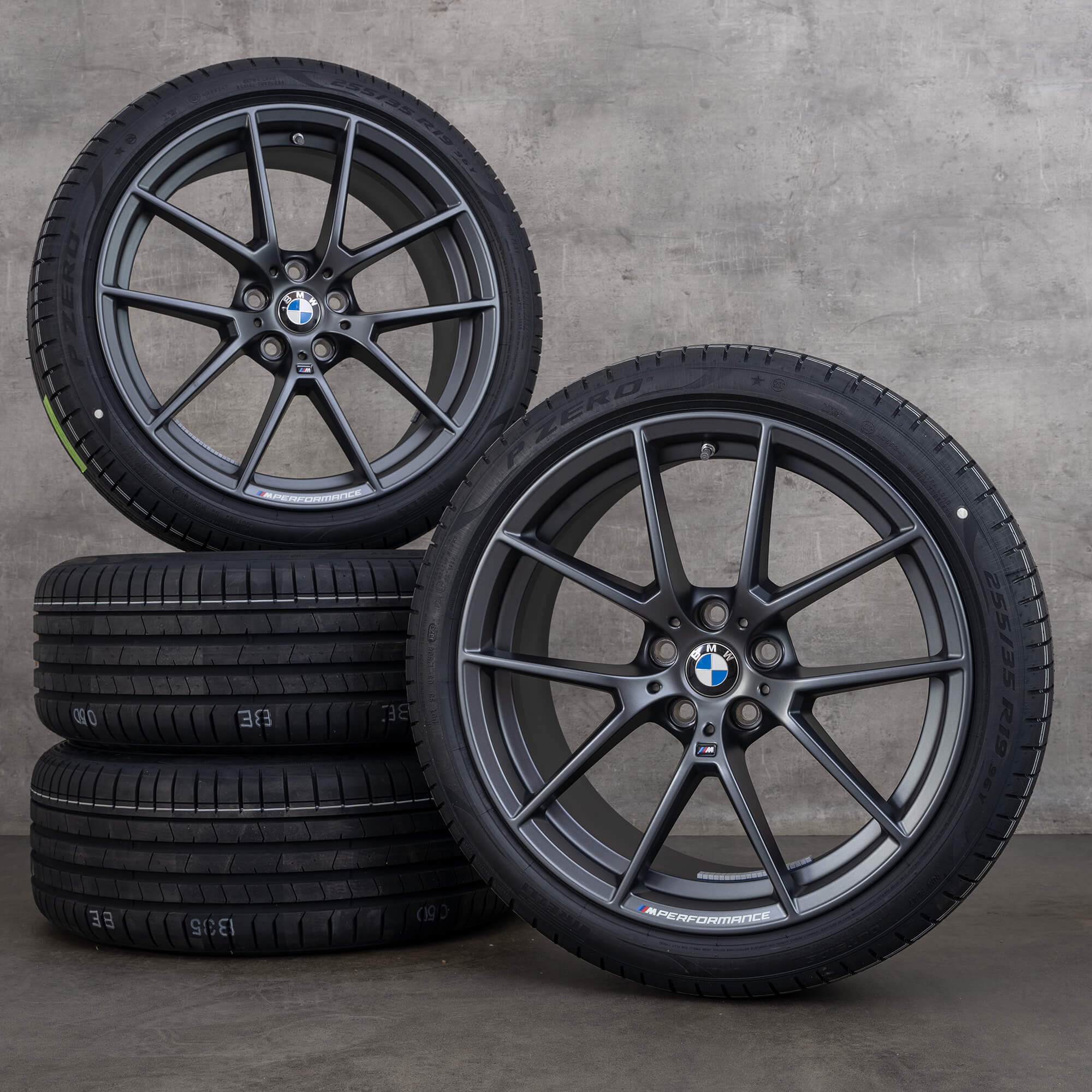 Original BMW 2er 3er 4er Felgen 19 Zoll G20 G21 G22 G23 G42 Coupe Sommerräder Styling 898 M 6895390 6895391 orbit grey matt