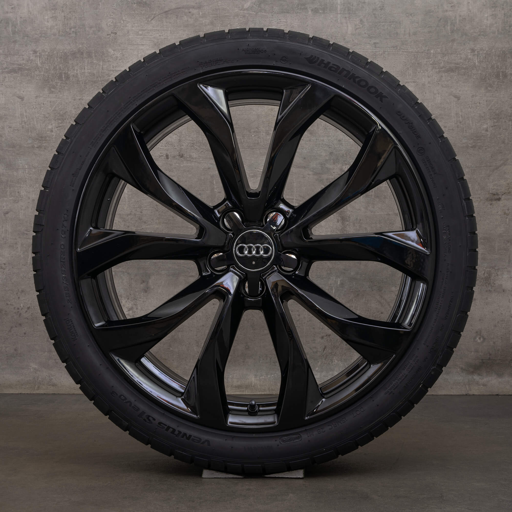 Originele Audi A6 S6 20 inch 4G C7 velgen zomerbanden 4G0601025G zwart glanzend zomerwielen