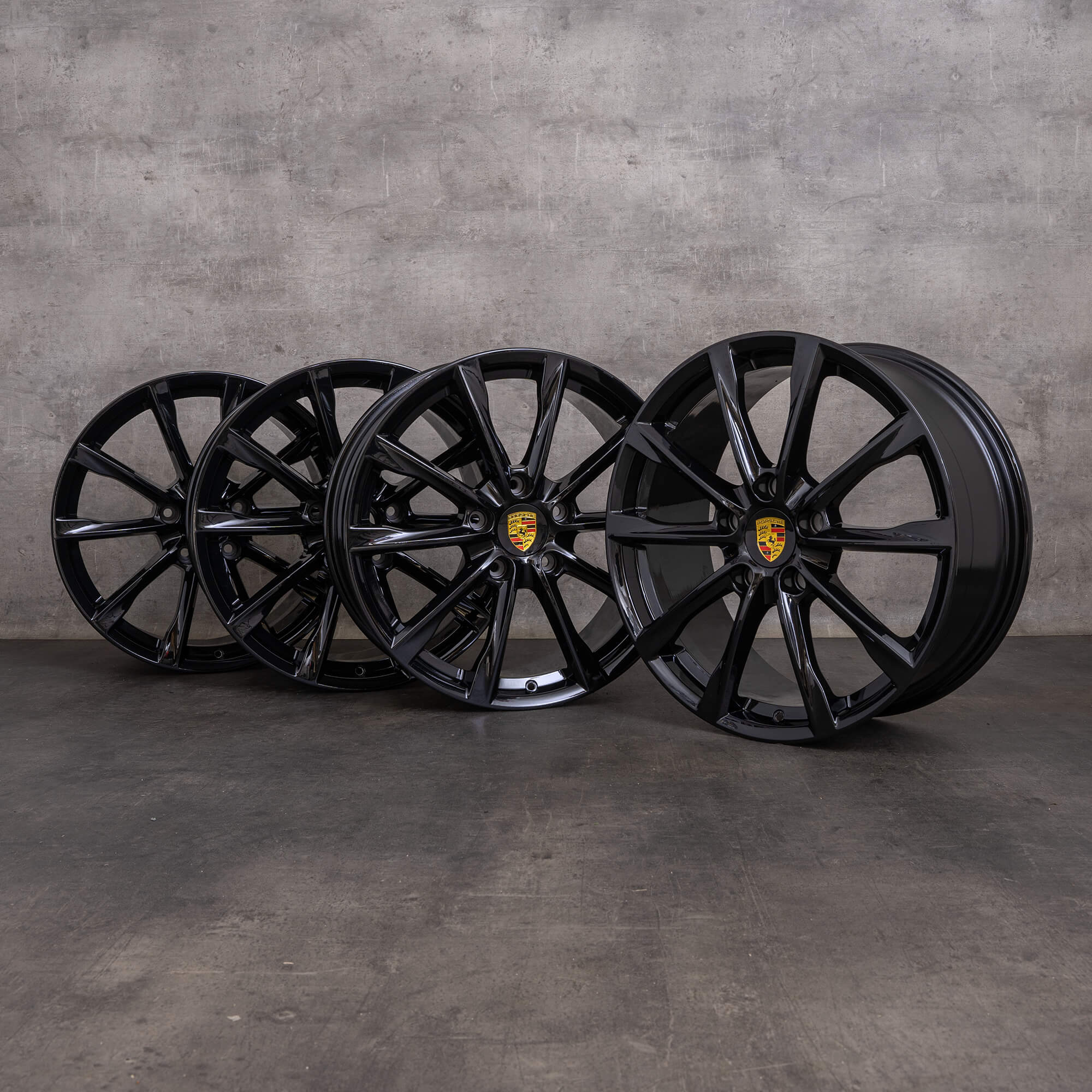 Oem Porsche Boxster Cayman jantes 19 pouces 982 S GTS T 982601025 982601025A noir brillant