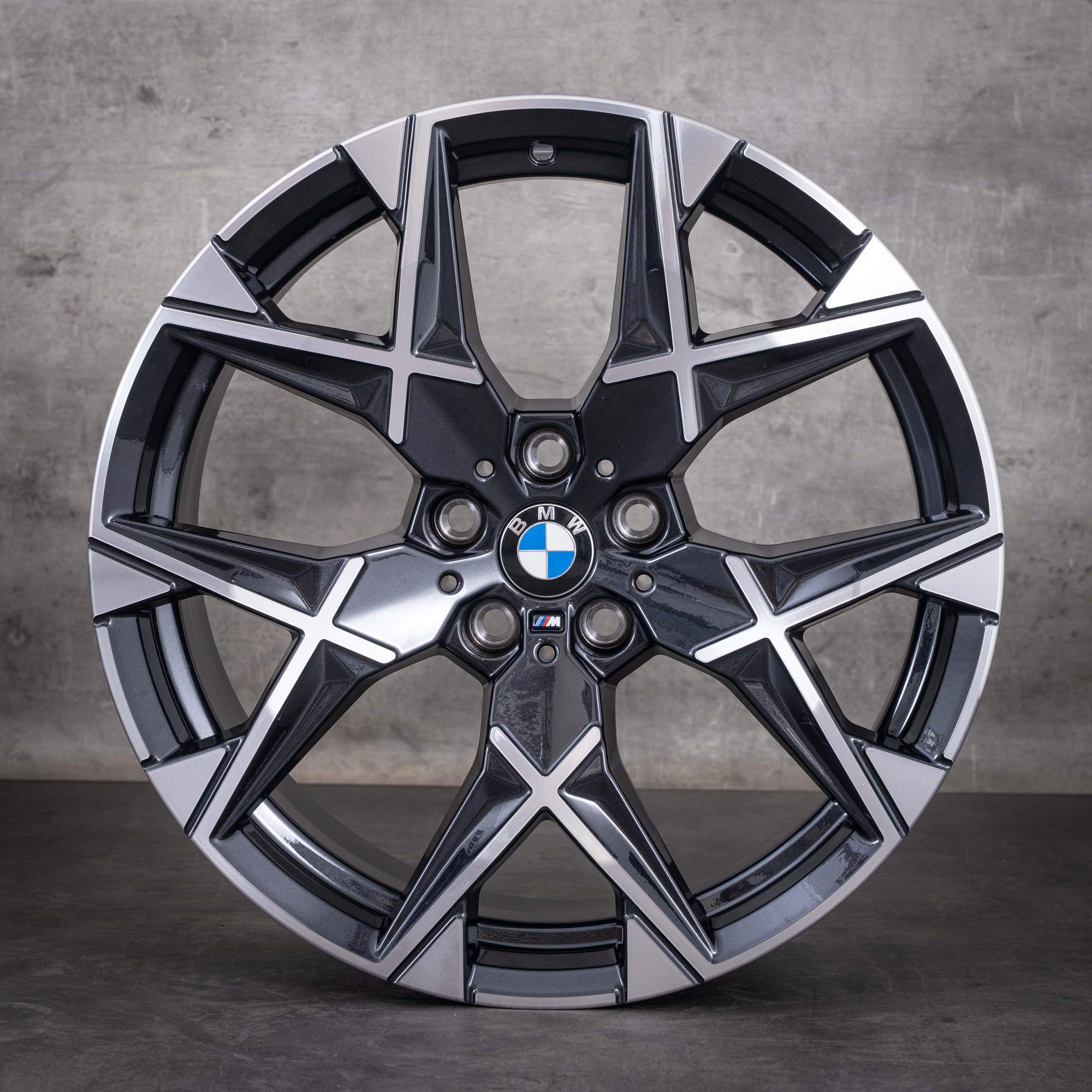OEM BMW 7 Series i7 X3 20inch G70 G45 rims 19inch 5A6F100 Styling 1035 M Midnight Gray diamond cut NEW