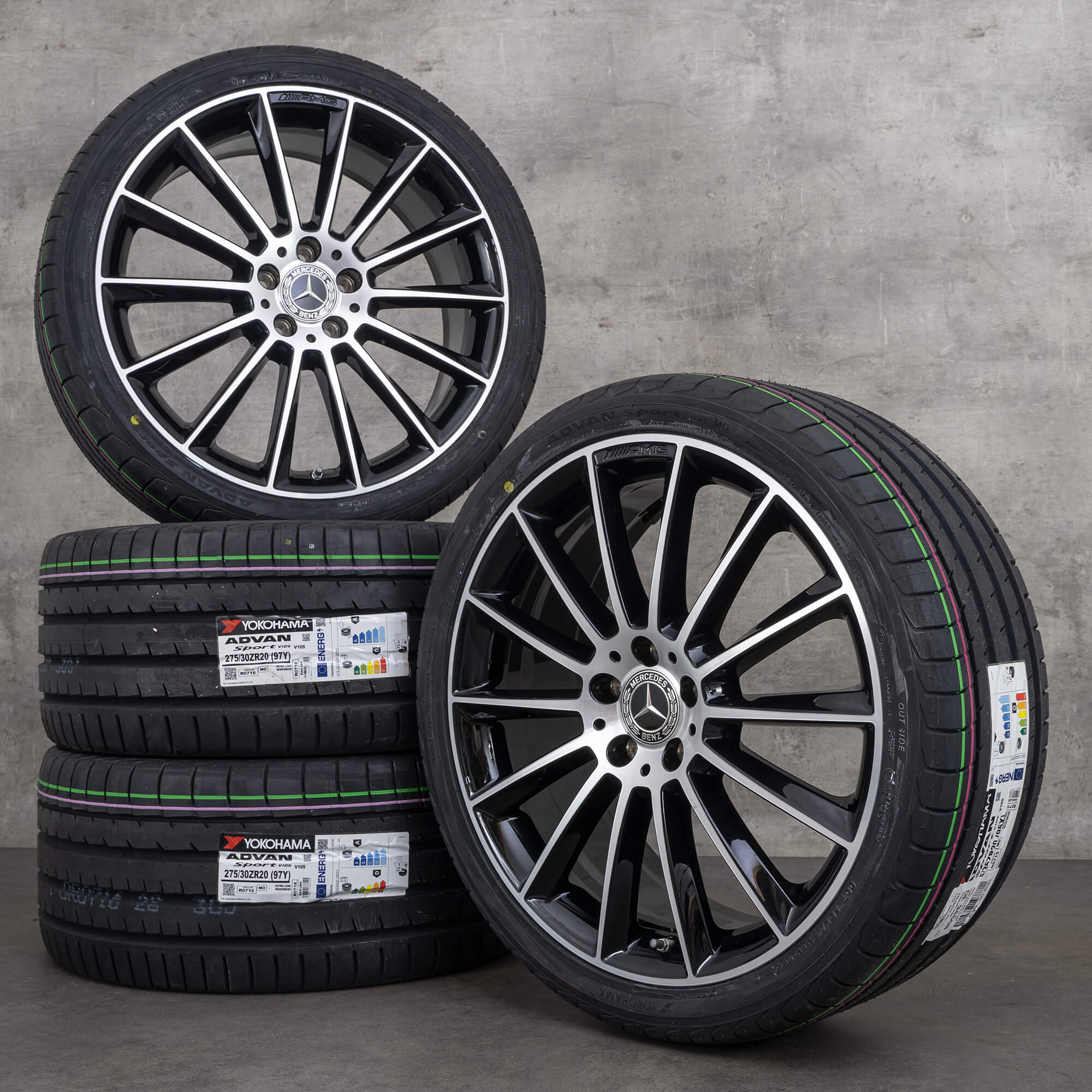 AMG 20 palcové ráfky Mercedes Benz E-Class W213 W238 letní kola pneumatiky NOVÉ