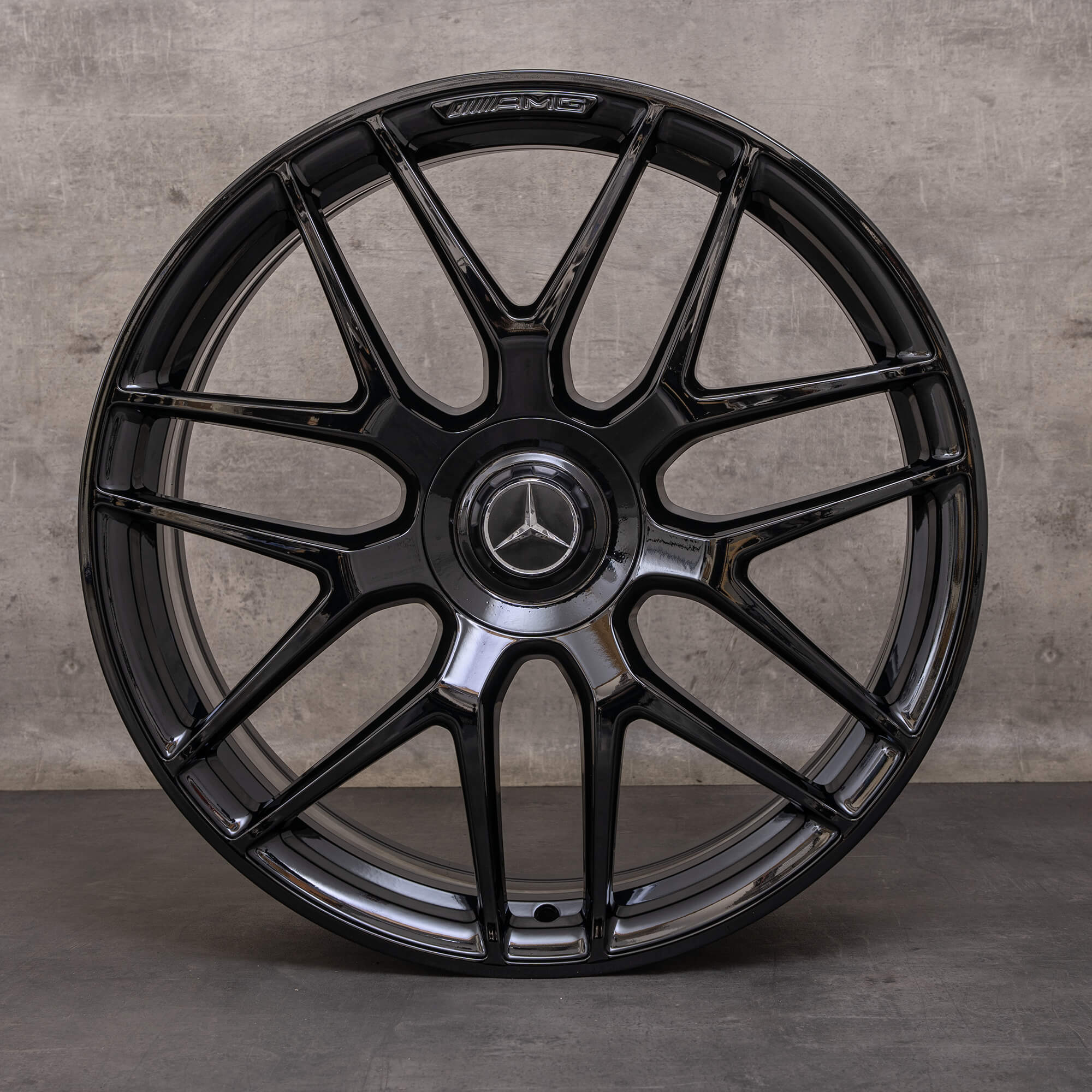 Autentico Mercedes Benz GLE 53 63 AMG cerchi 22 pollici X167 C167 Hybrid A1674015601 A1674015701 nero lucido