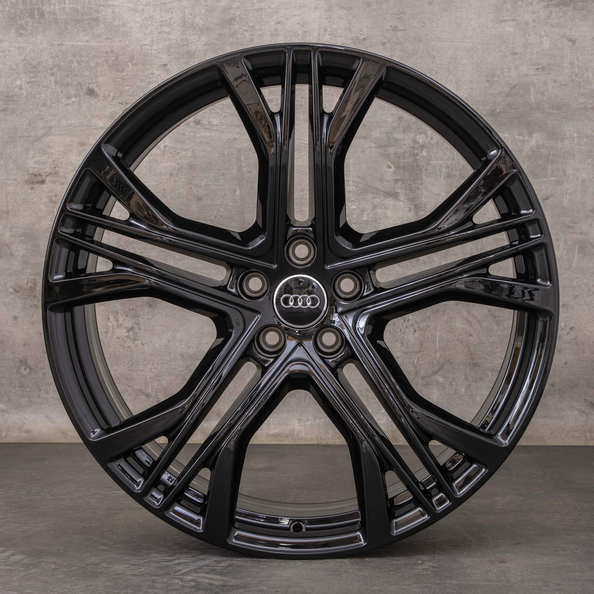 Oem Audi A7 S7 Jantes 21 pouces 4K Alu 4K8601025AA noir brillant
