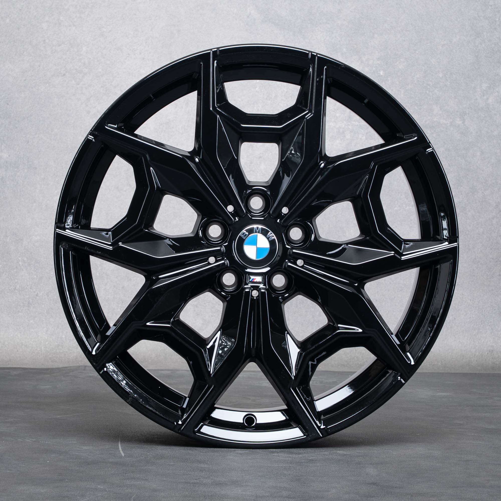 Oryginalne felgi BMW X3 X4 19 cali G01 G02 Styling 887 M nr kat 7916263 czarne z połyskiem