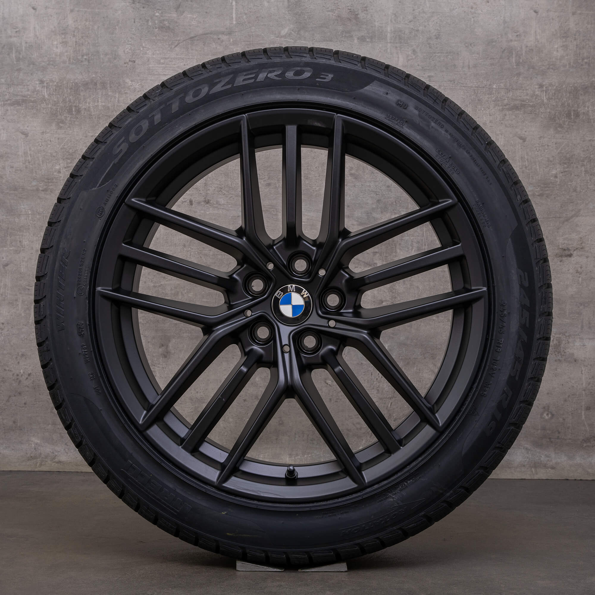 Oryginalał BMW serii 5 i5 felgi 19 cali G60 G61 koła letnie stylizacja 933 5A324D6 czarny mat NOWOŚĆ
