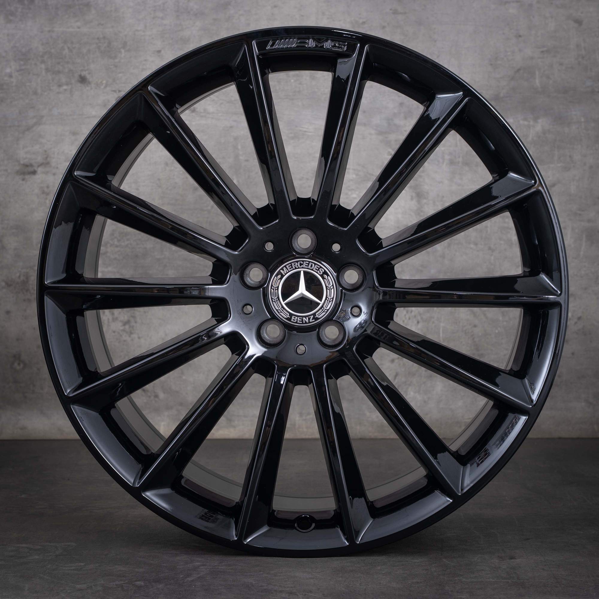 Original Mercedes Benz GLE AMG Felgen 21 Zoll W167 V167 Sommerräder A1674013400 A1674013500 schwarz glanz