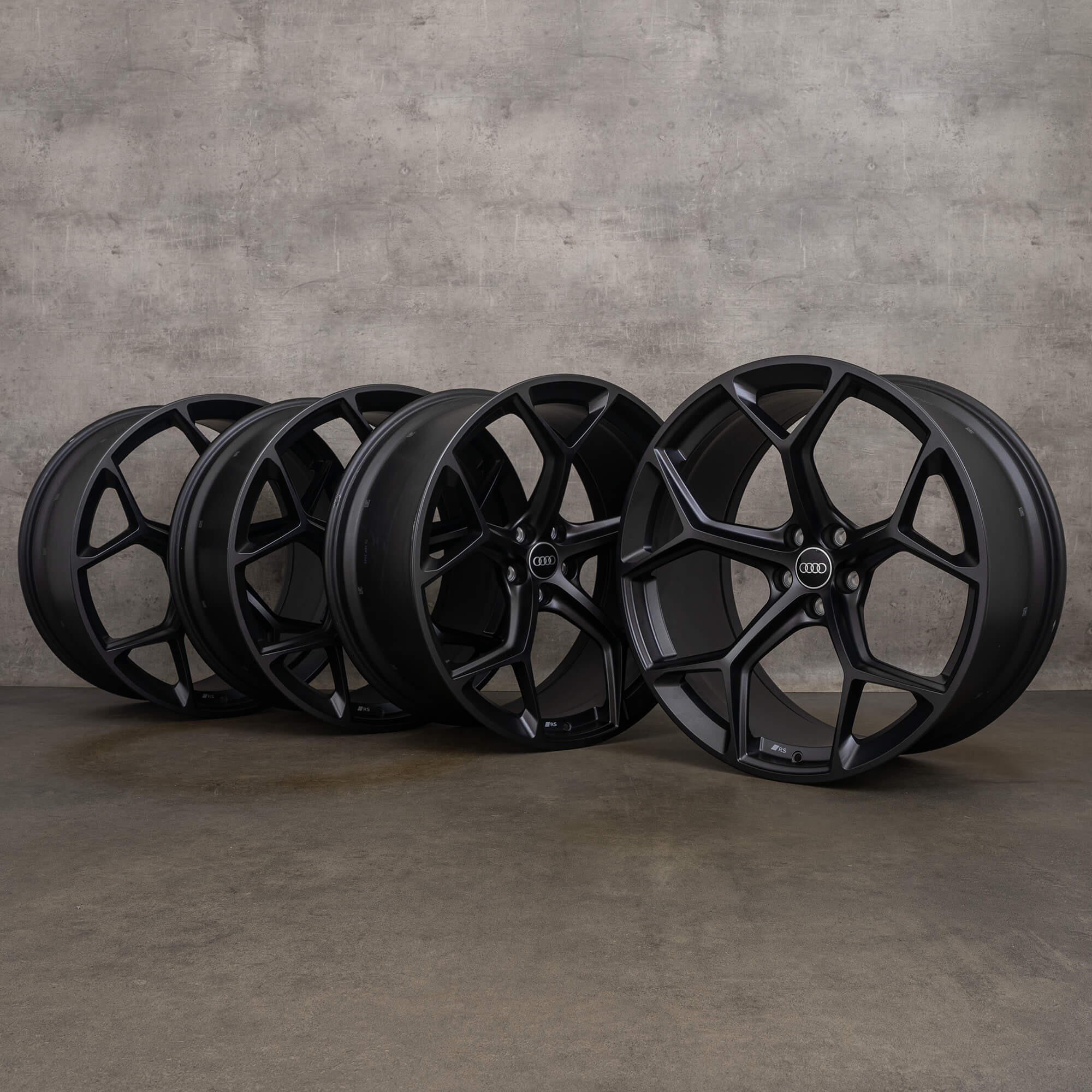 Original Audi RS6 RS7 Jantes 22 pouces 4K C8 Performance 4K0601025CQ noir mat NEUF